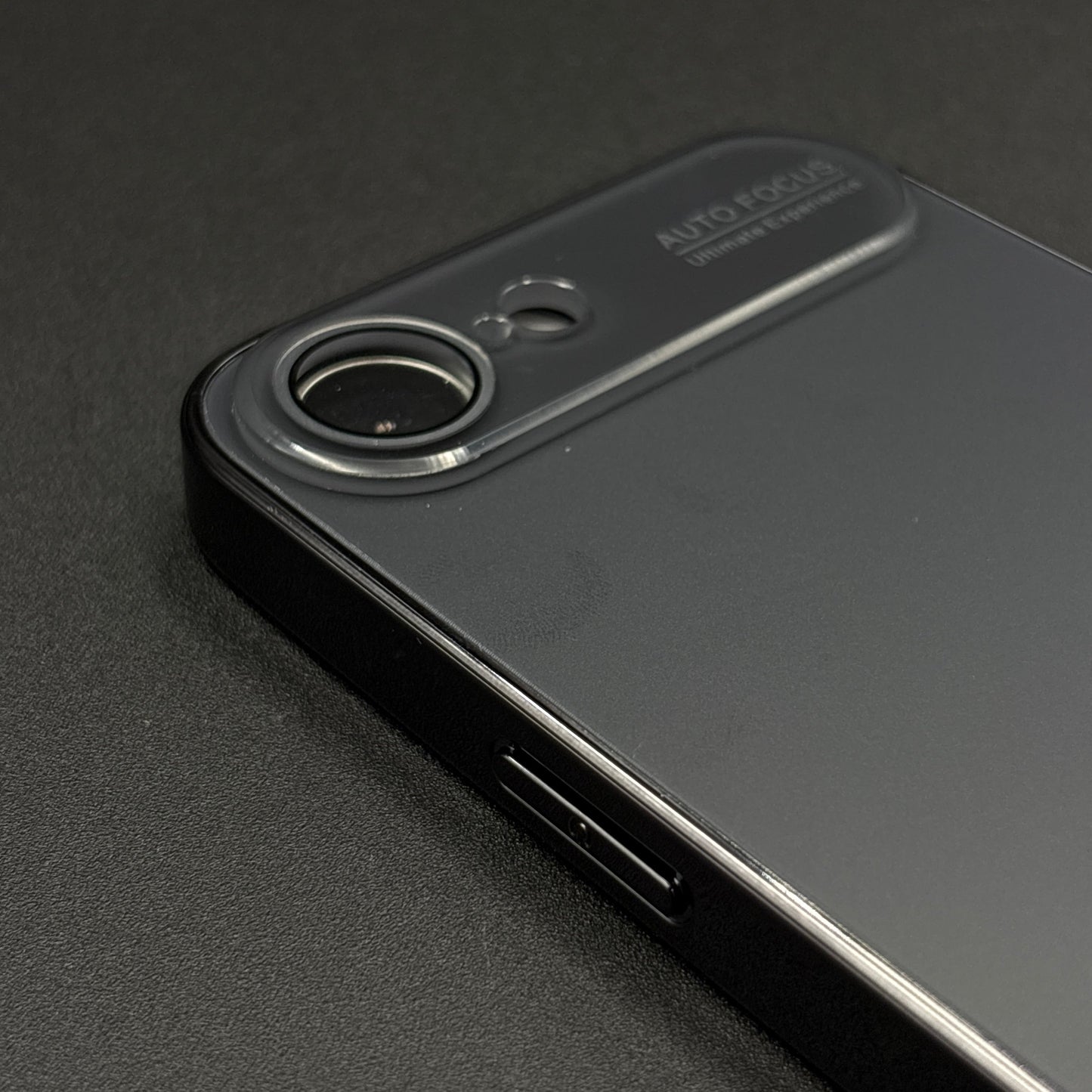 iPhone 16E Luxury Backplane Glass Chromatic Lens Shield Case Cover