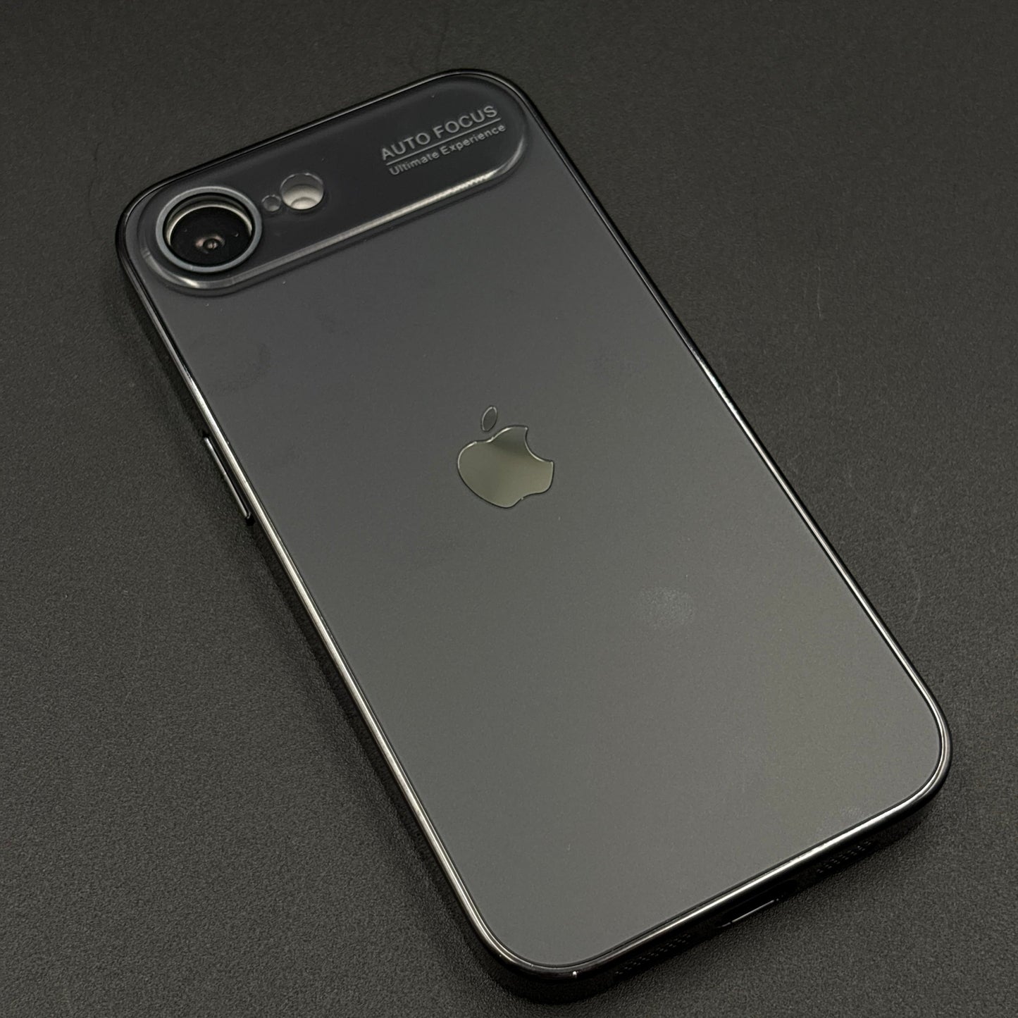 iPhone 16E Luxury Backplane Glass Chromatic Lens Shield Case Cover