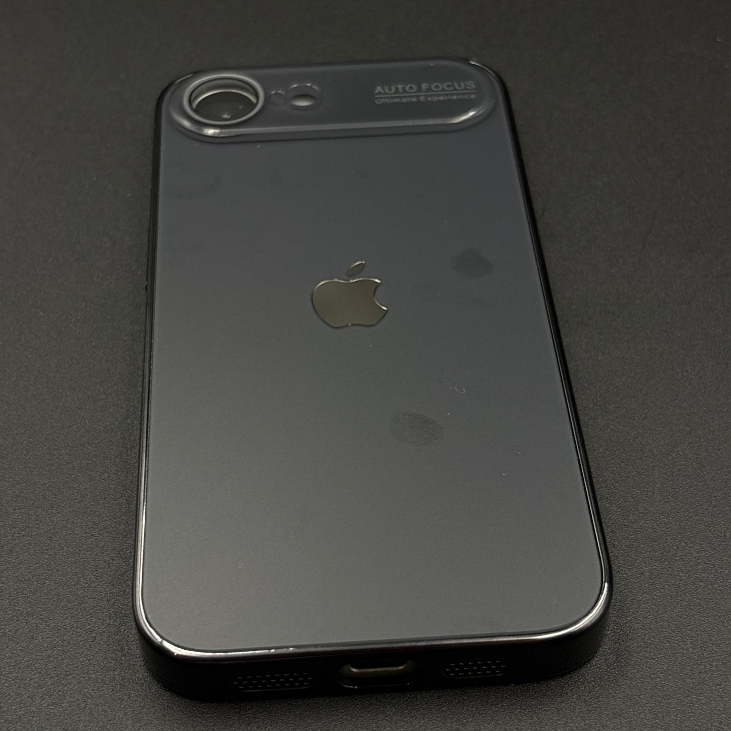 iPhone 16E Luxury Backplane Glass Chromatic Lens Shield Case Cover