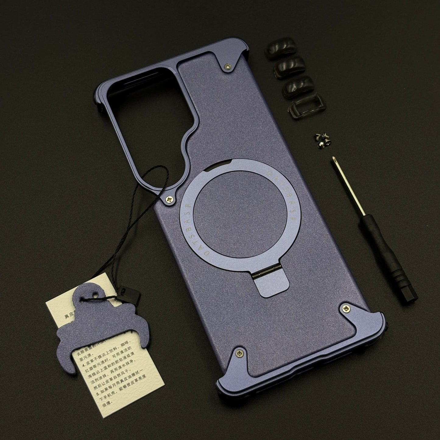 Metal Armor Ring Stand Mobile Case Cover for Samsung Galaxy S26 Ultra | Magnetic Grip