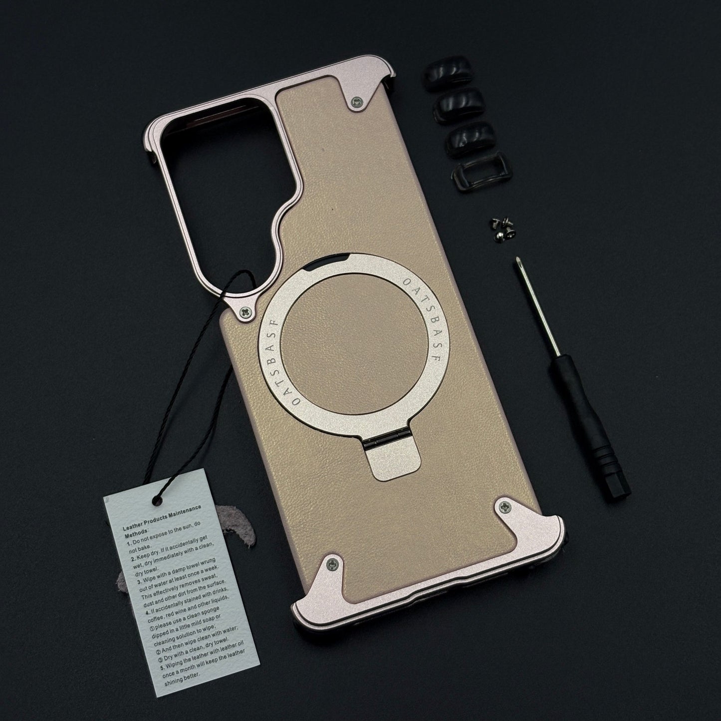 Metal Armor Ring Stand Mobile Case Cover for Samsung Galaxy S26 Ultra | Magnetic Grip