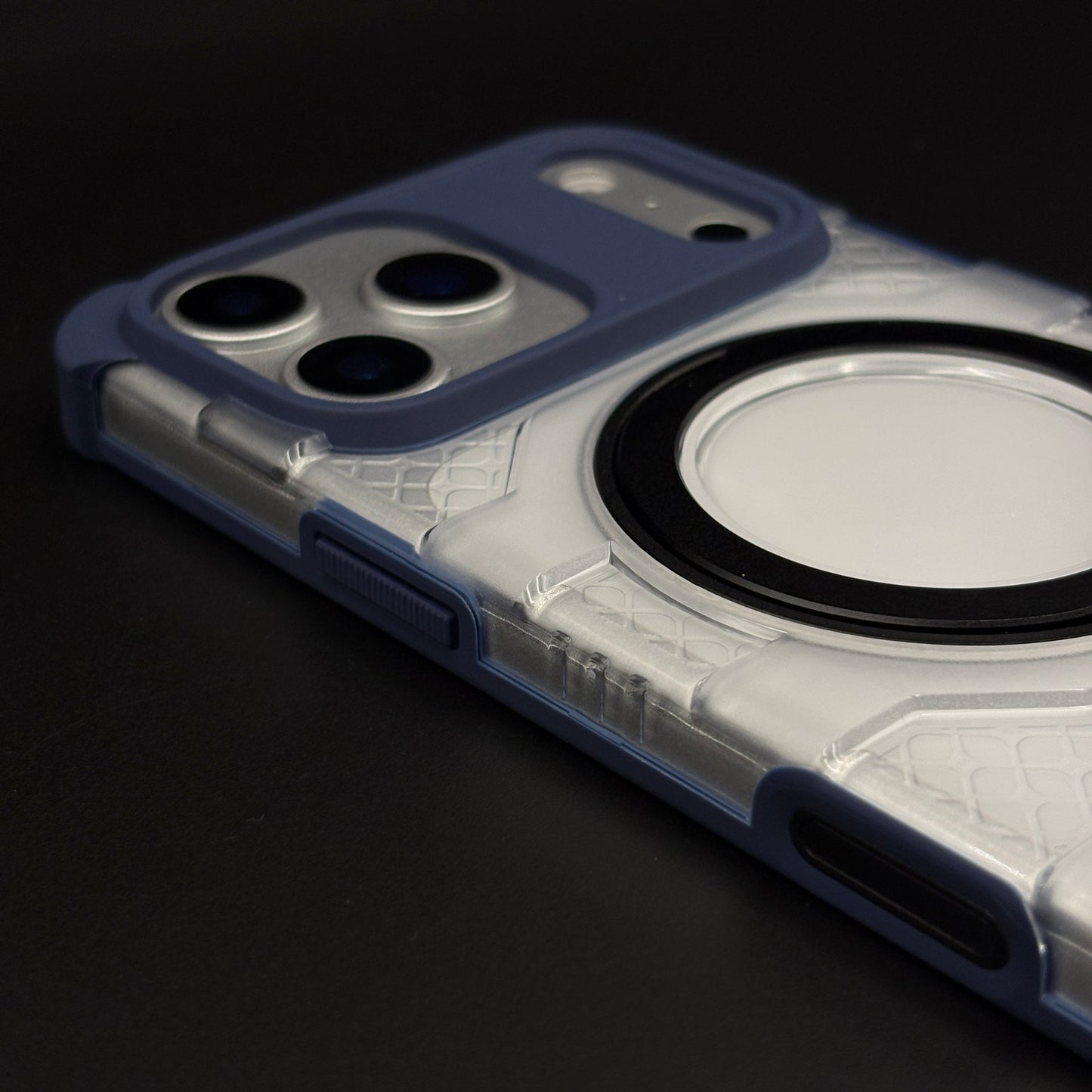 Rugged MagSafe Ring Stand Clear Case for iPhone 17 Series | Shockproof Armor Cover