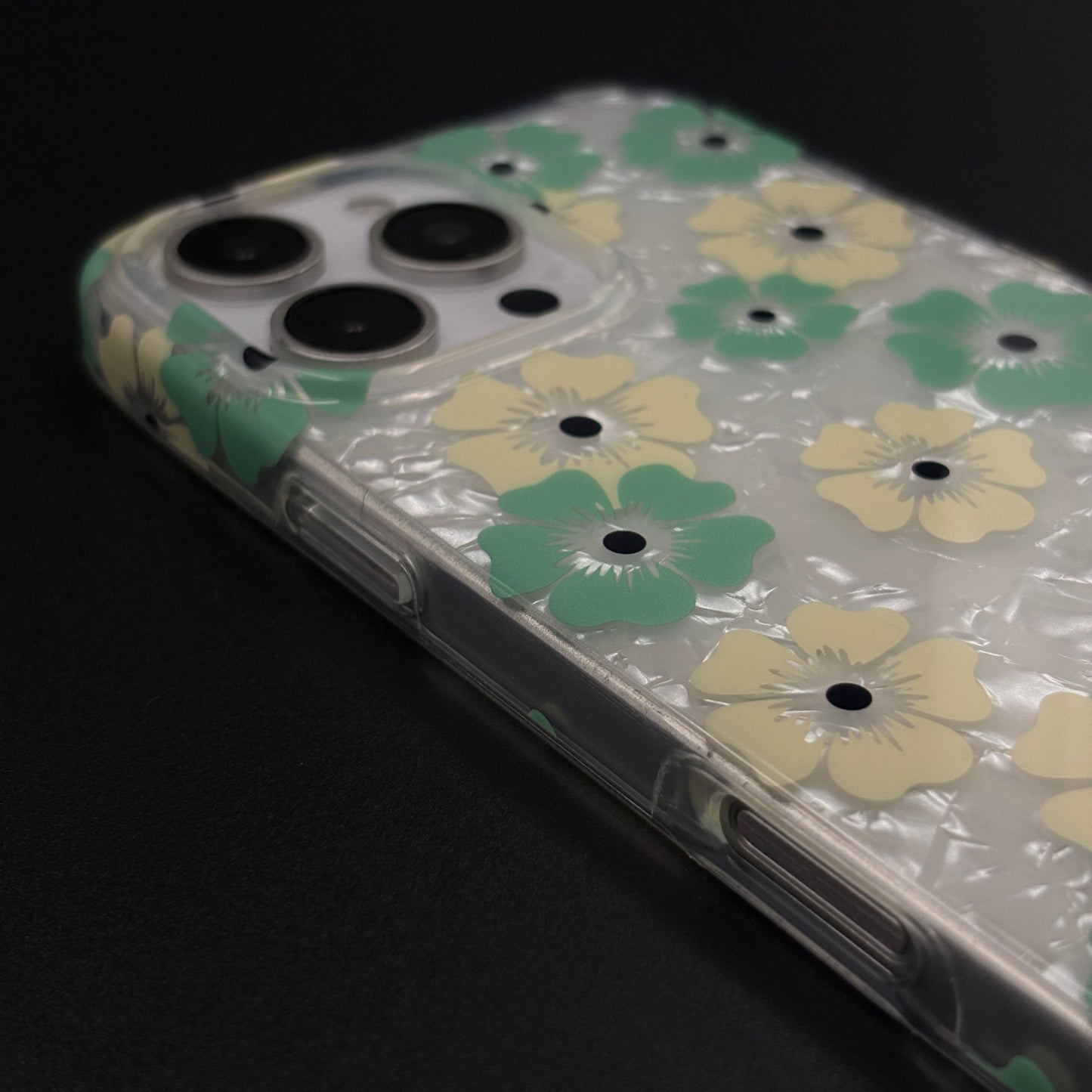 Blossom Bloom Mosaic with Sling Mobile Case Cover for iPhone