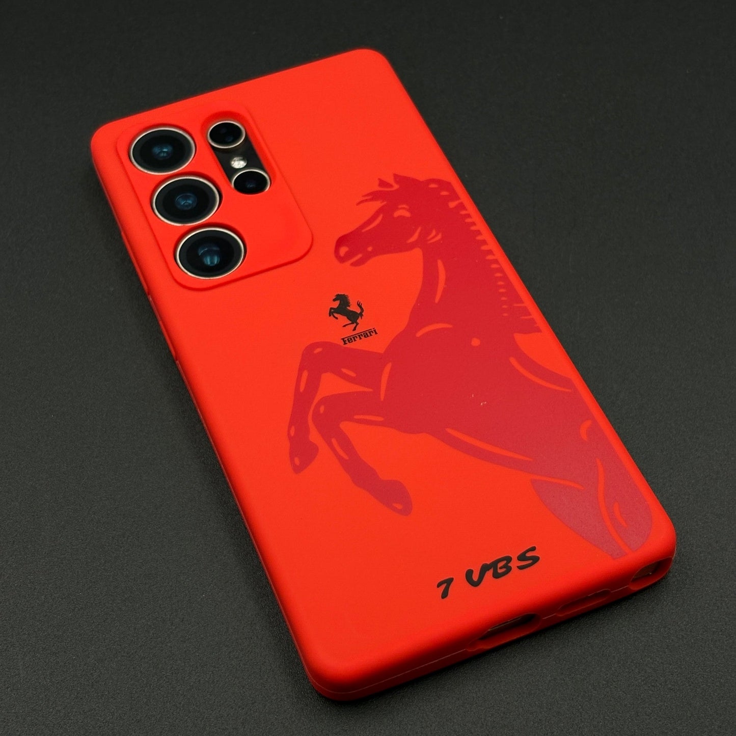 FR Edition Smooth Silk Feel Silicone Case for Samsung Galaxy S25 Ultra | Sporty Luxury Finish