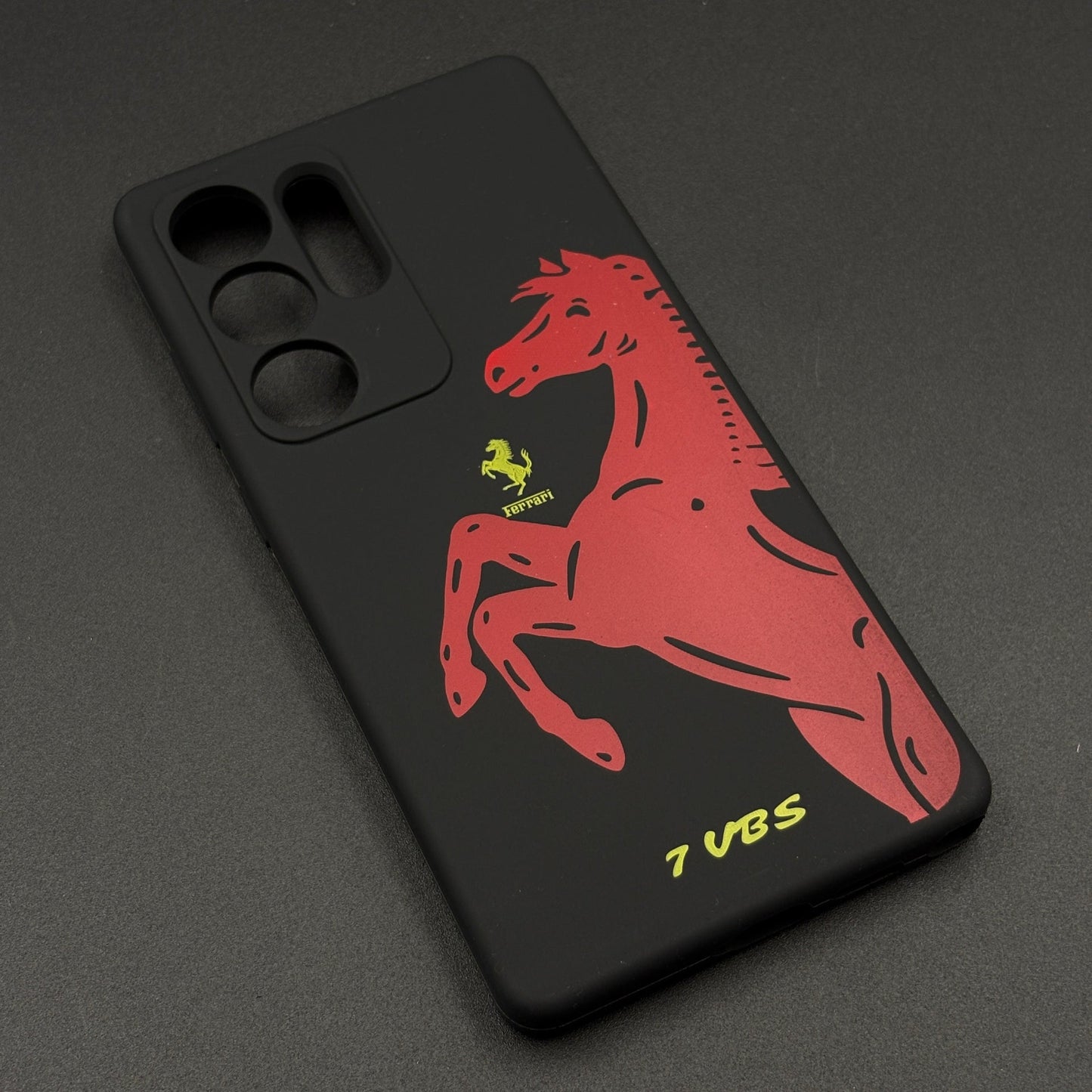 FR Edition Smooth Silk Feel Silicone Case for Samsung Galaxy S25 Ultra | Sporty Luxury Finish