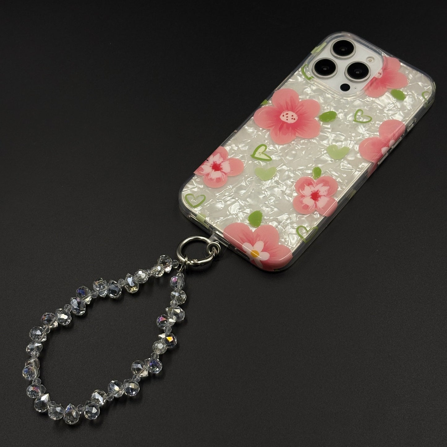 Blossom Bloom Mosaic with Sling Mobile Case Cover for iPhone