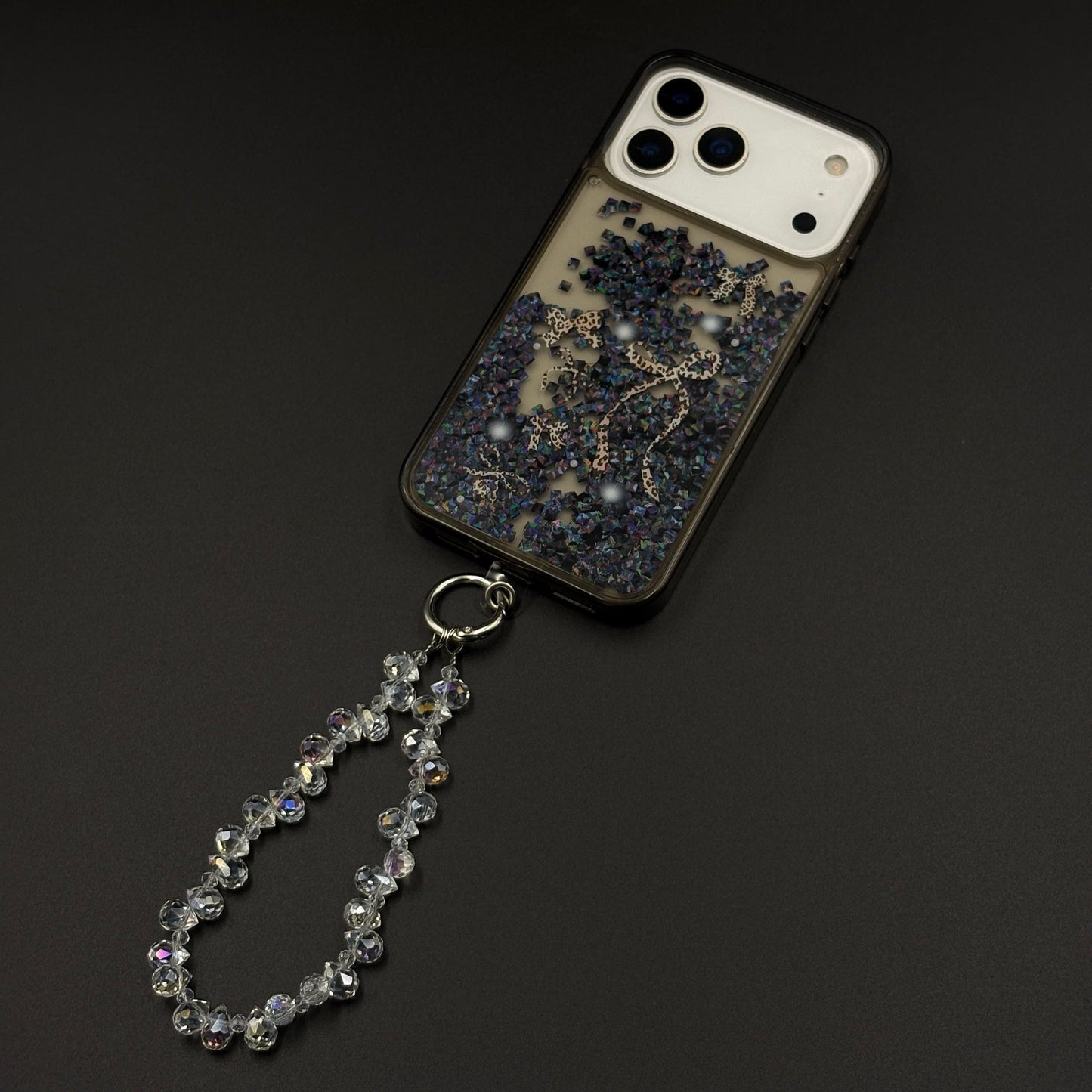 Bow & Butterfly Bloom Confetti Floating Mobile Case Cover for iPhone 17 Series