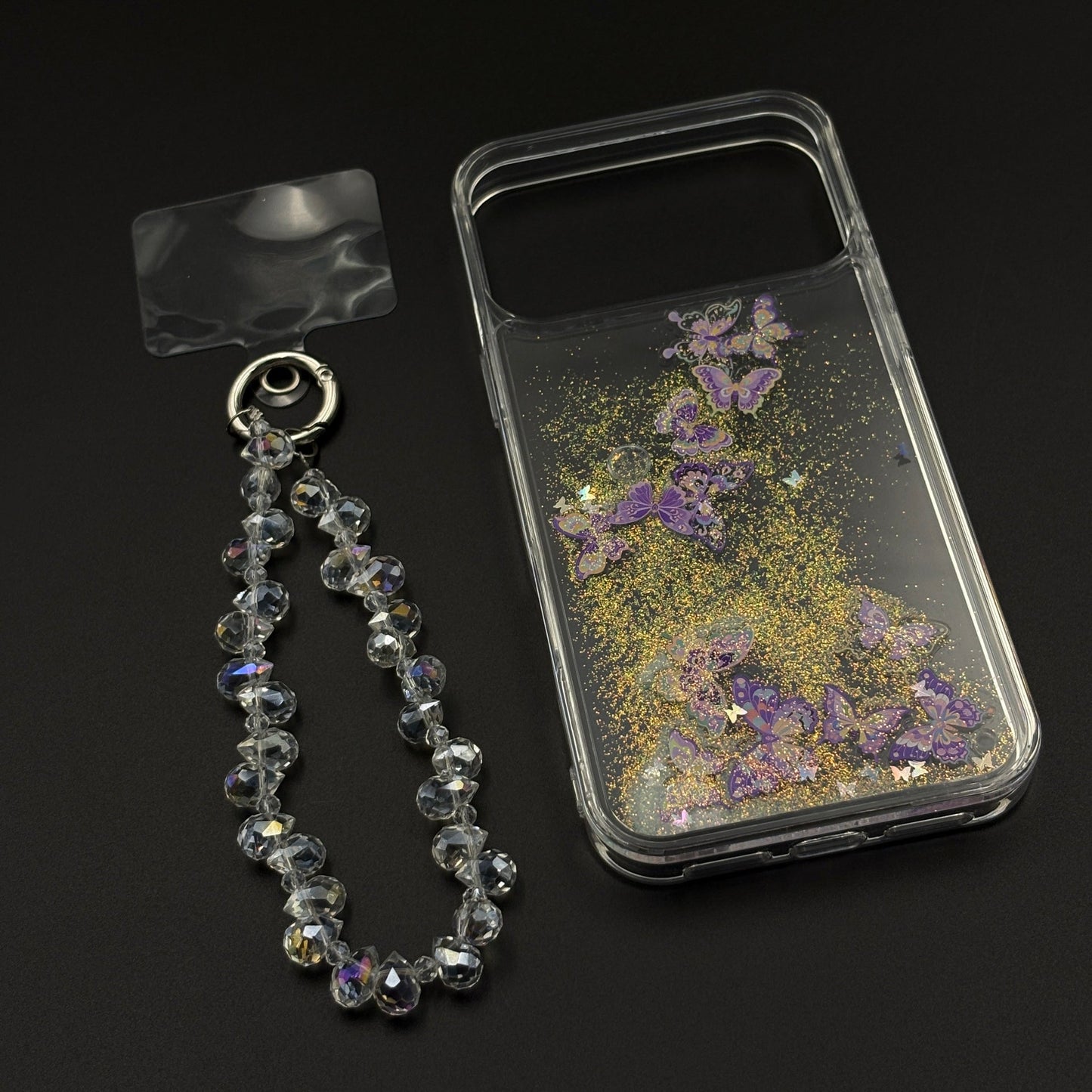 Bow & Butterfly Bloom Confetti Floating Mobile Case Cover for iPhone 17 Series