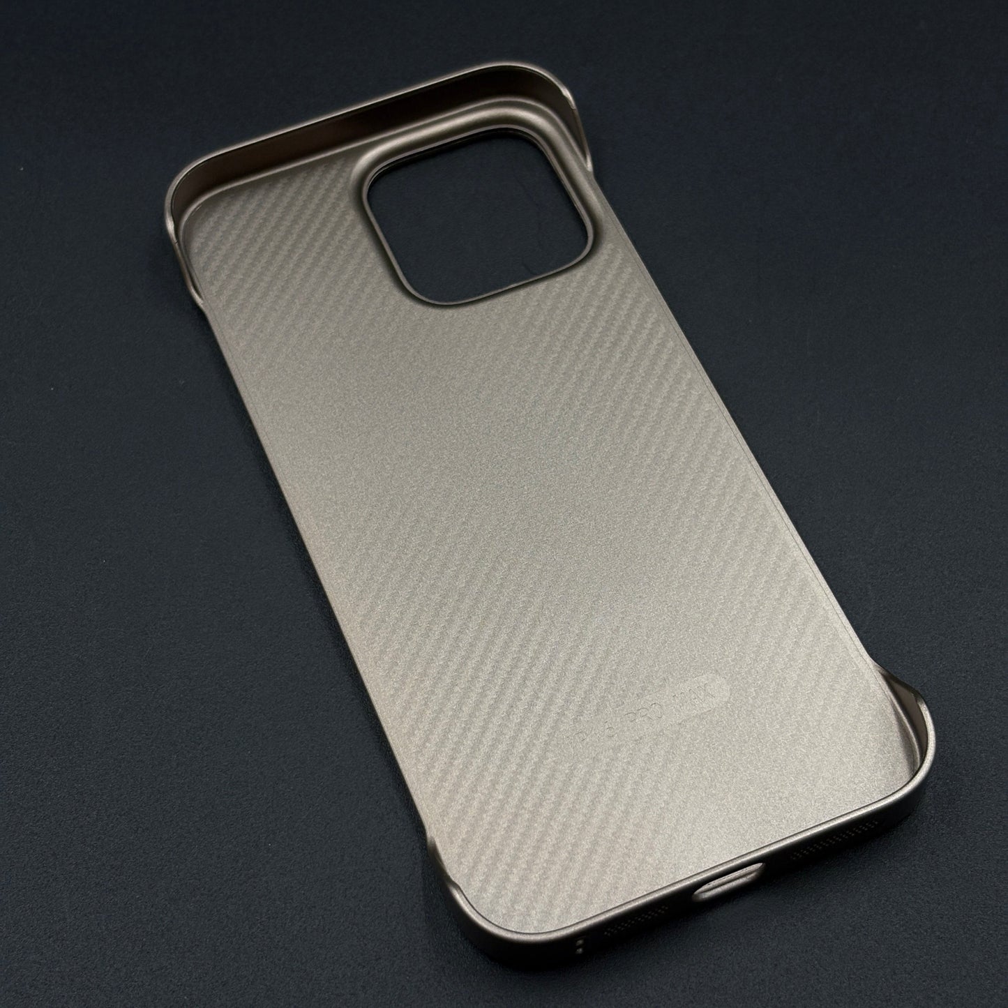 Carbon Fibre Metal Frame Case for iPhone Series | MagSafe Compatible Stand | Rugged Style Protection