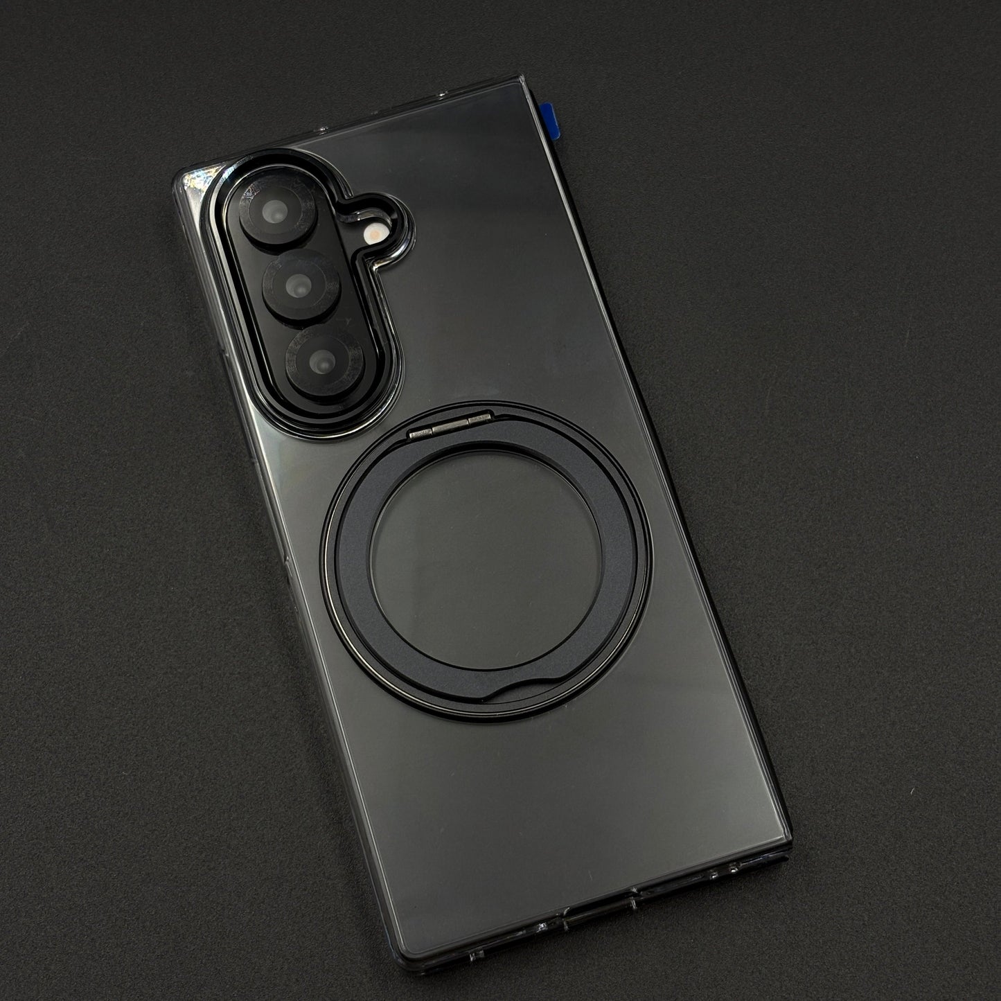 Premium Transparent Case with 360° Rotating Kickstand for Samsung Galaxy Z Fold 7 | No-Yellowing | Sleek Fit