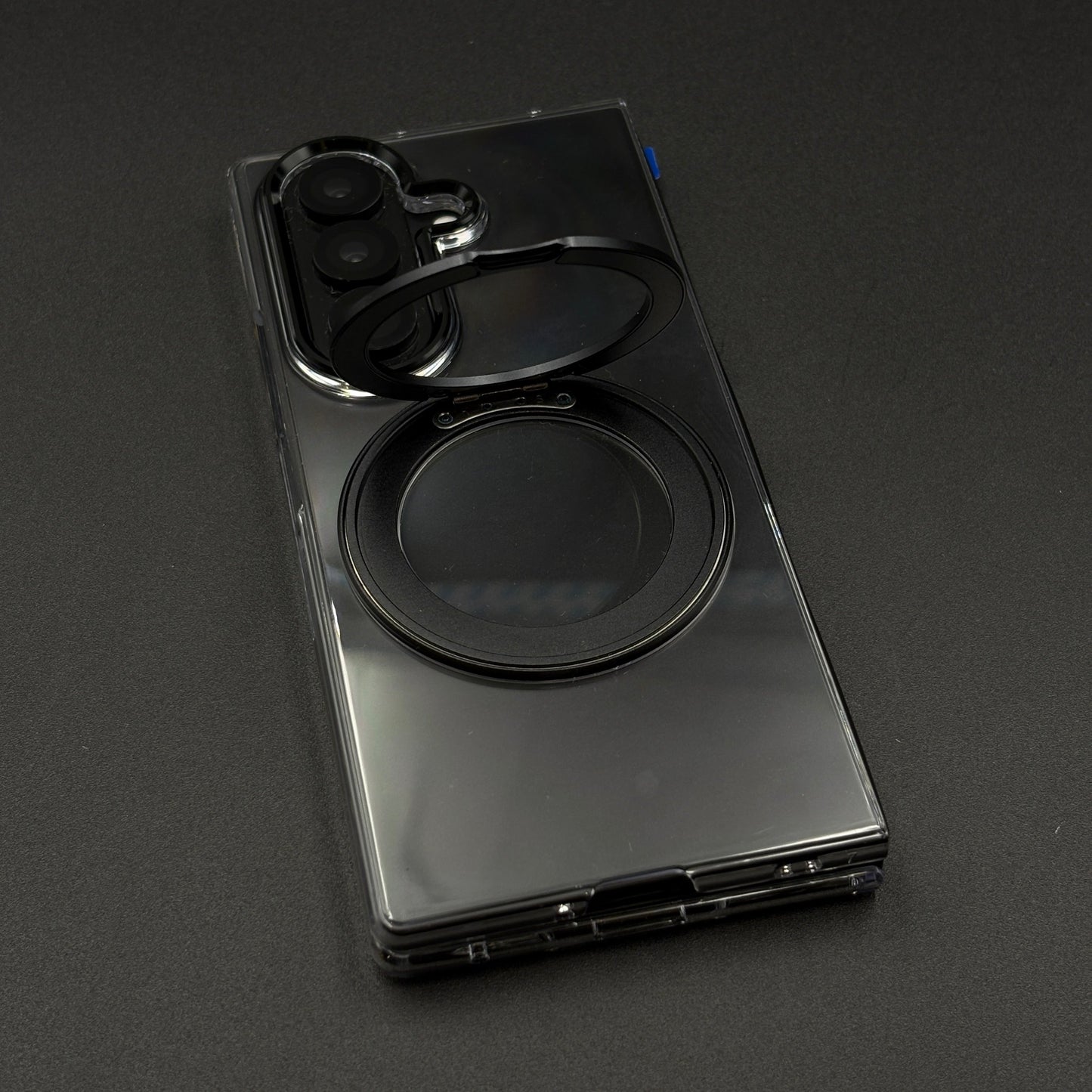 Premium Transparent Case with 360° Rotating Kickstand for Samsung Galaxy Z Fold 7 | No-Yellowing | Sleek Fit