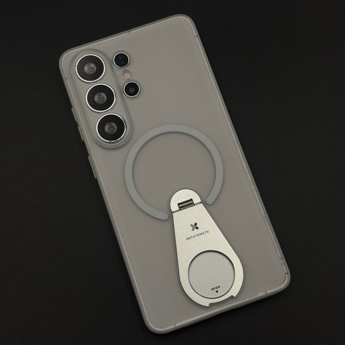 Bottle Opener Metal Stand MagSafe Matte Case for Samsung Galaxy S26 Ultra