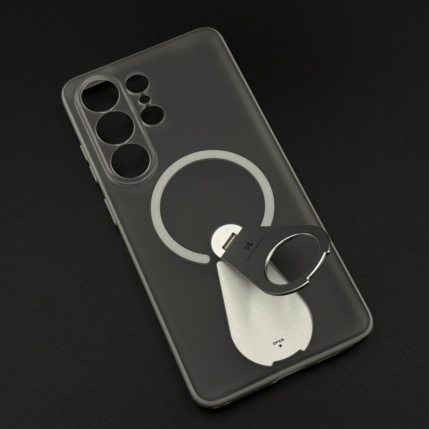 Bottle Opener Metal Stand MagSafe Matte Case for Samsung Galaxy S26 Ultra