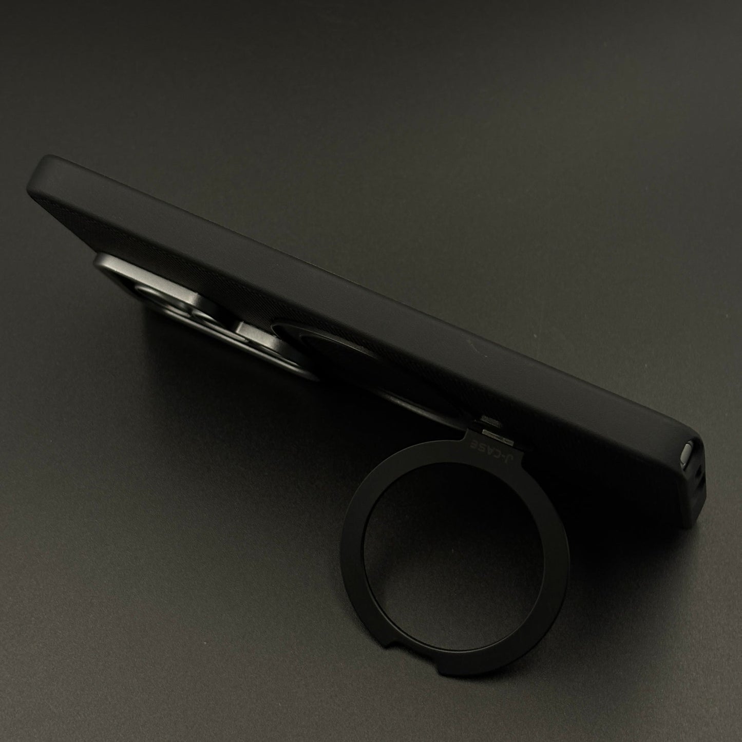 Dotted Carbon Texture Metal Stand MagSafe Case for Samsung Galaxy S26 Ultra