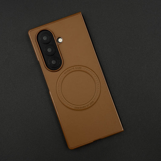 PU Leather Case MagSafe Compatible for Samsung Galaxy Z Fold 7 | Premium Slim Protection