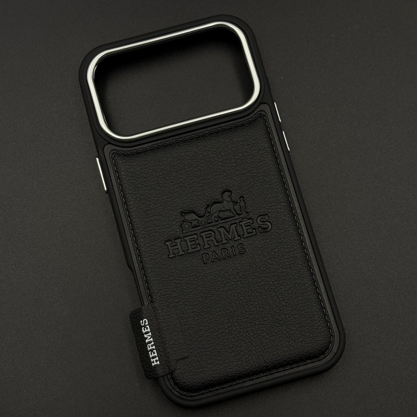 HMS Paris Embossed Leather Case for iPhone 17 Series