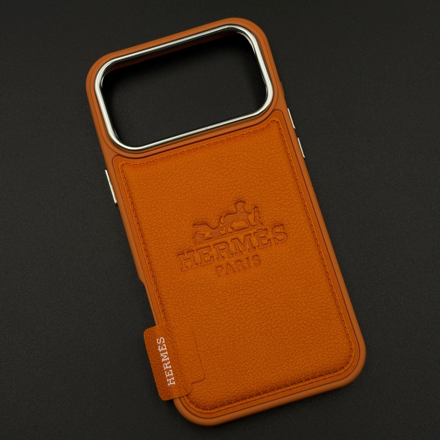 HMS Paris Embossed Leather Case for iPhone 17 Series