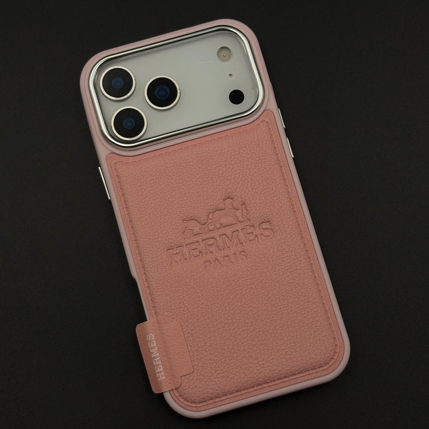 HMS Paris Embossed Leather Case for iPhone 17 Series