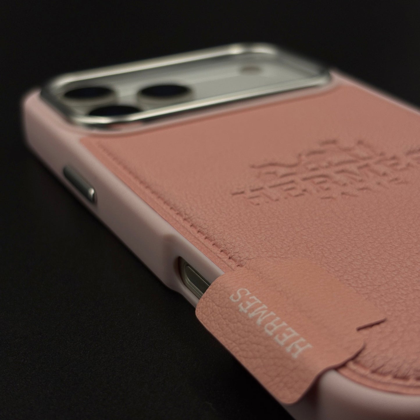 HMS Paris Embossed Leather Case for iPhone 17 Series
