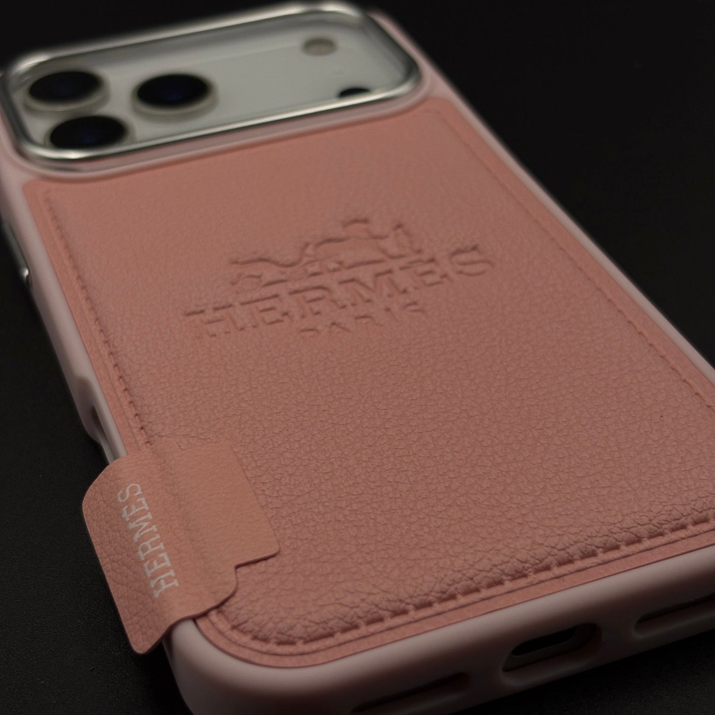 HMS Paris Embossed Leather Case for iPhone 17 Series