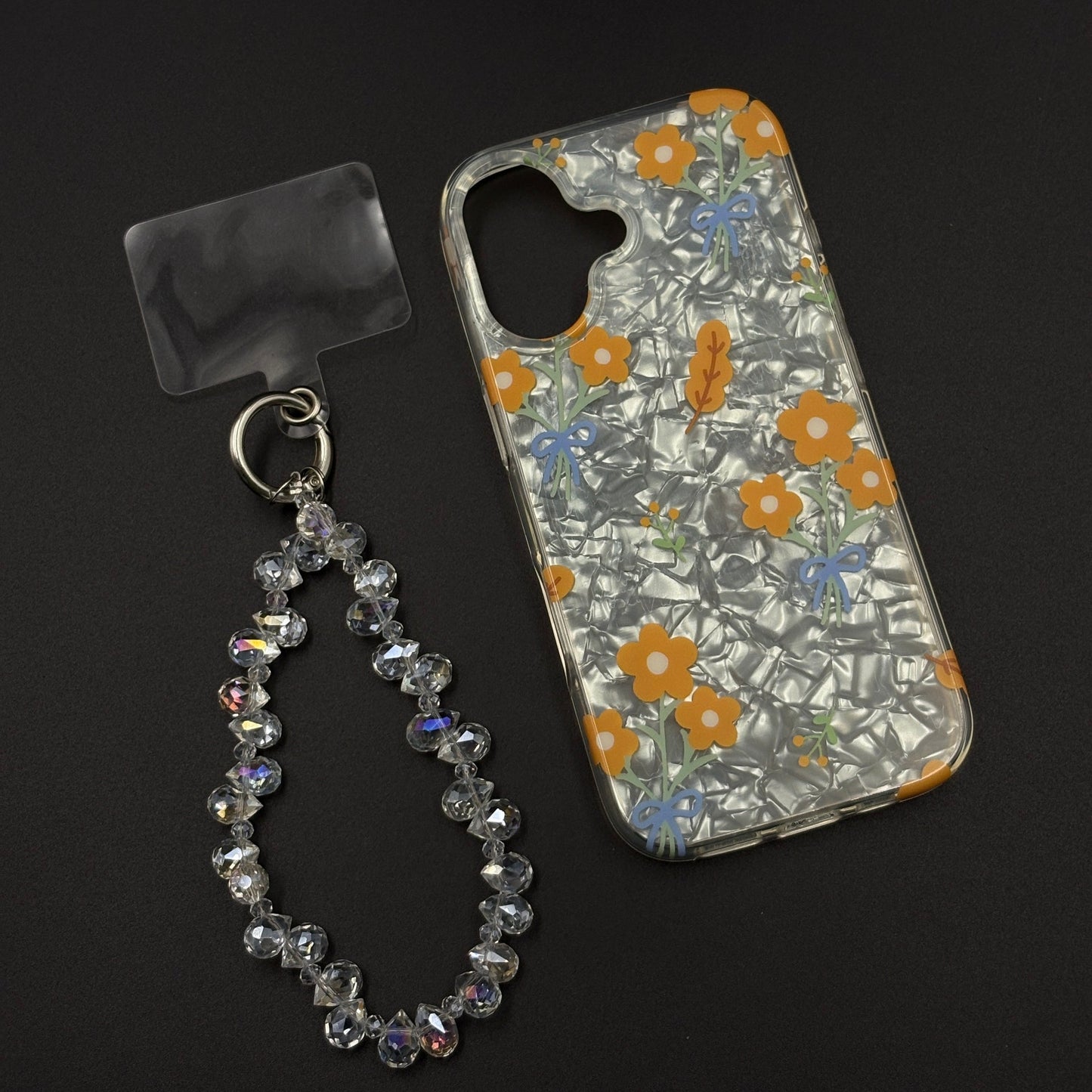 Blossom Bloom Mosaic with Sling Mobile Case Cover for iPhone 17