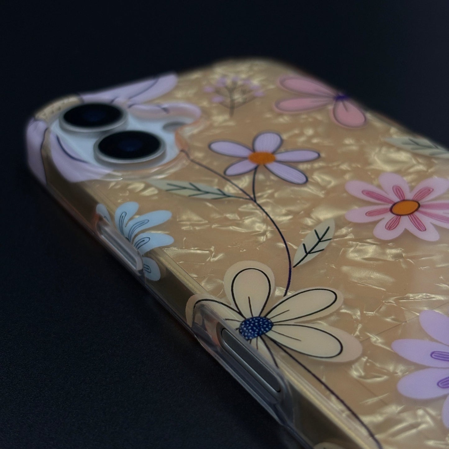 Blossom Bloom Mosaic with Sling Mobile Case Cover for iPhone 17