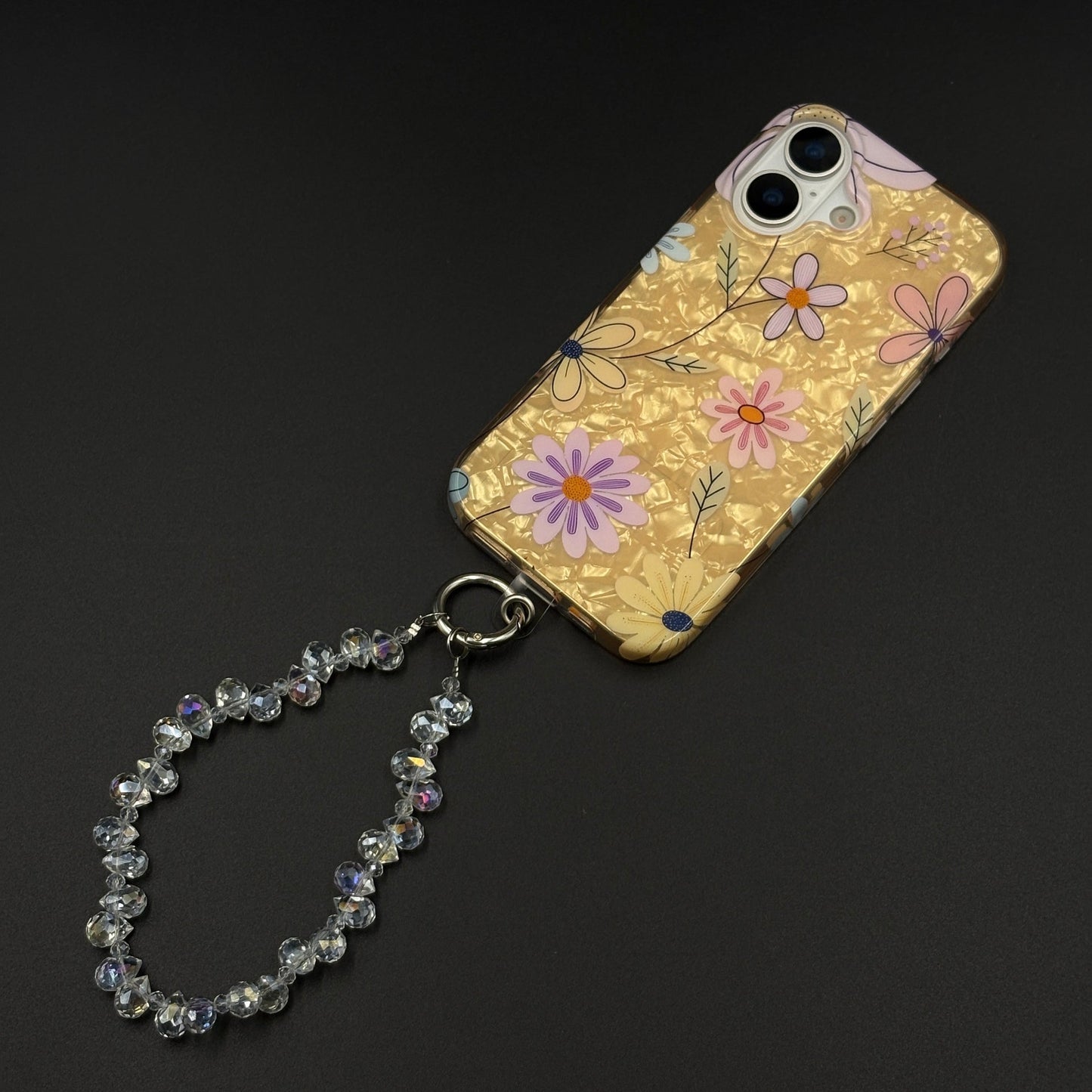 Blossom Bloom Mosaic with Sling Mobile Case Cover for iPhone 17