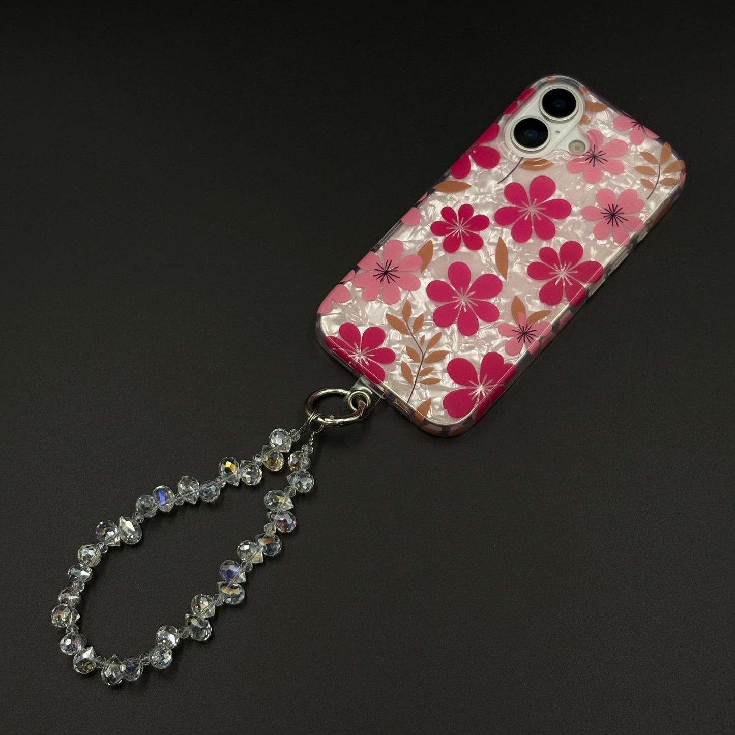 Blossom Bloom Mosaic with Sling Mobile Case Cover for iPhone 17