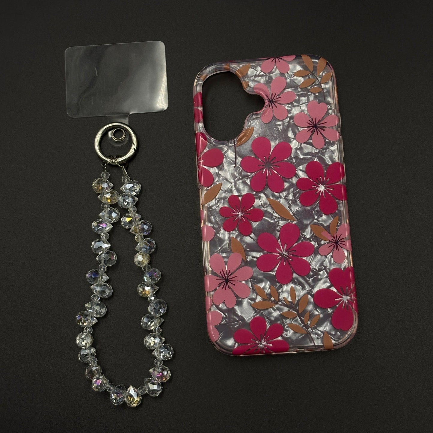 Blossom Bloom Mosaic with Sling Mobile Case Cover for iPhone 17