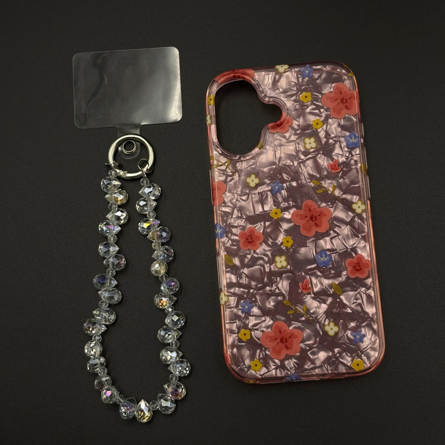 Blossom Bloom Mosaic with Sling Mobile Case Cover for iPhone 17