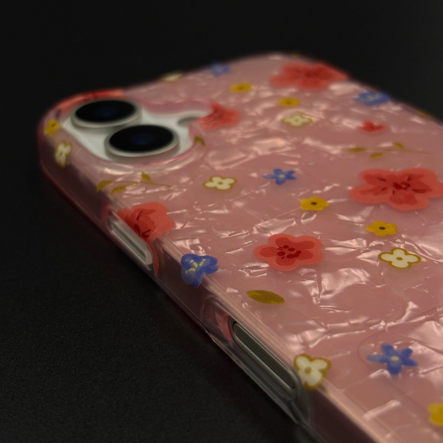 Blossom Bloom Mosaic with Sling Mobile Case Cover for iPhone 17