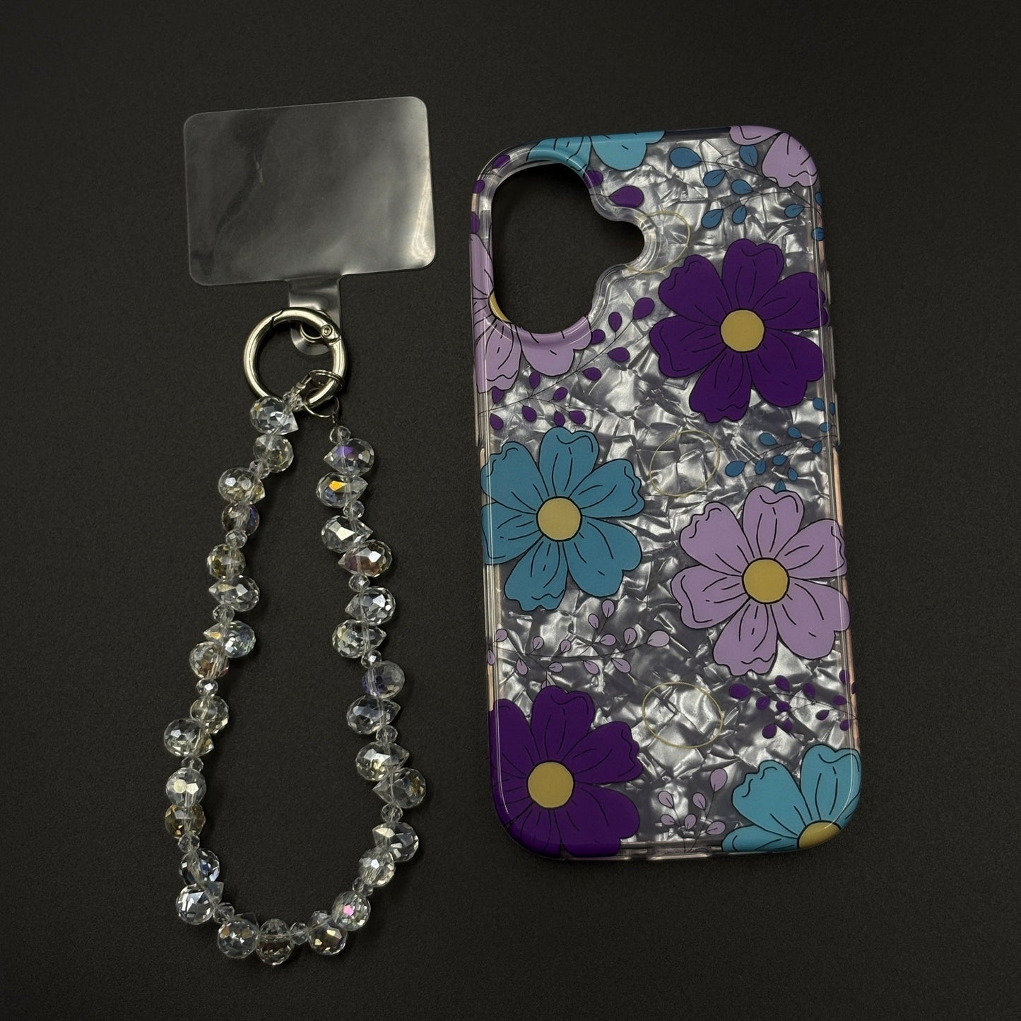 Blossom Bloom Mosaic with Sling Mobile Case Cover for iPhone 17