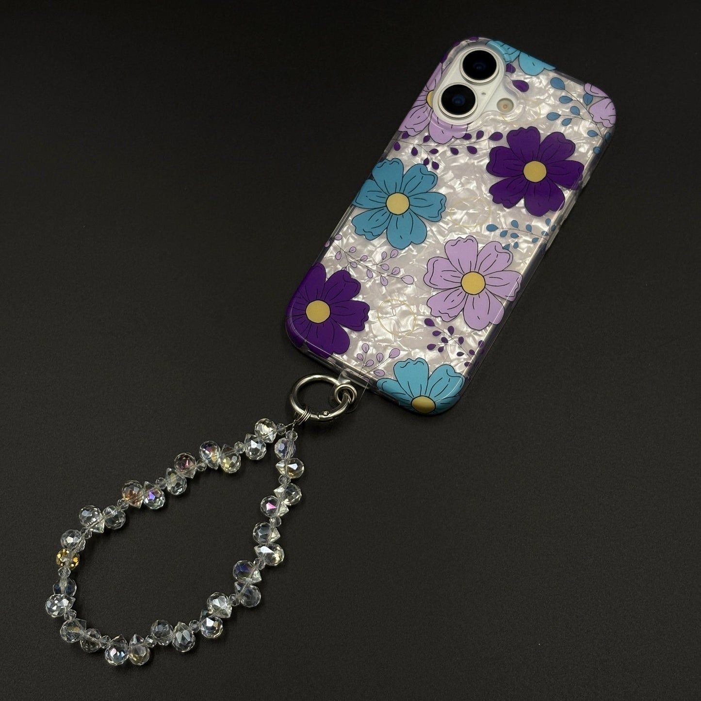 Blossom Bloom Mosaic with Sling Mobile Case Cover for iPhone 17