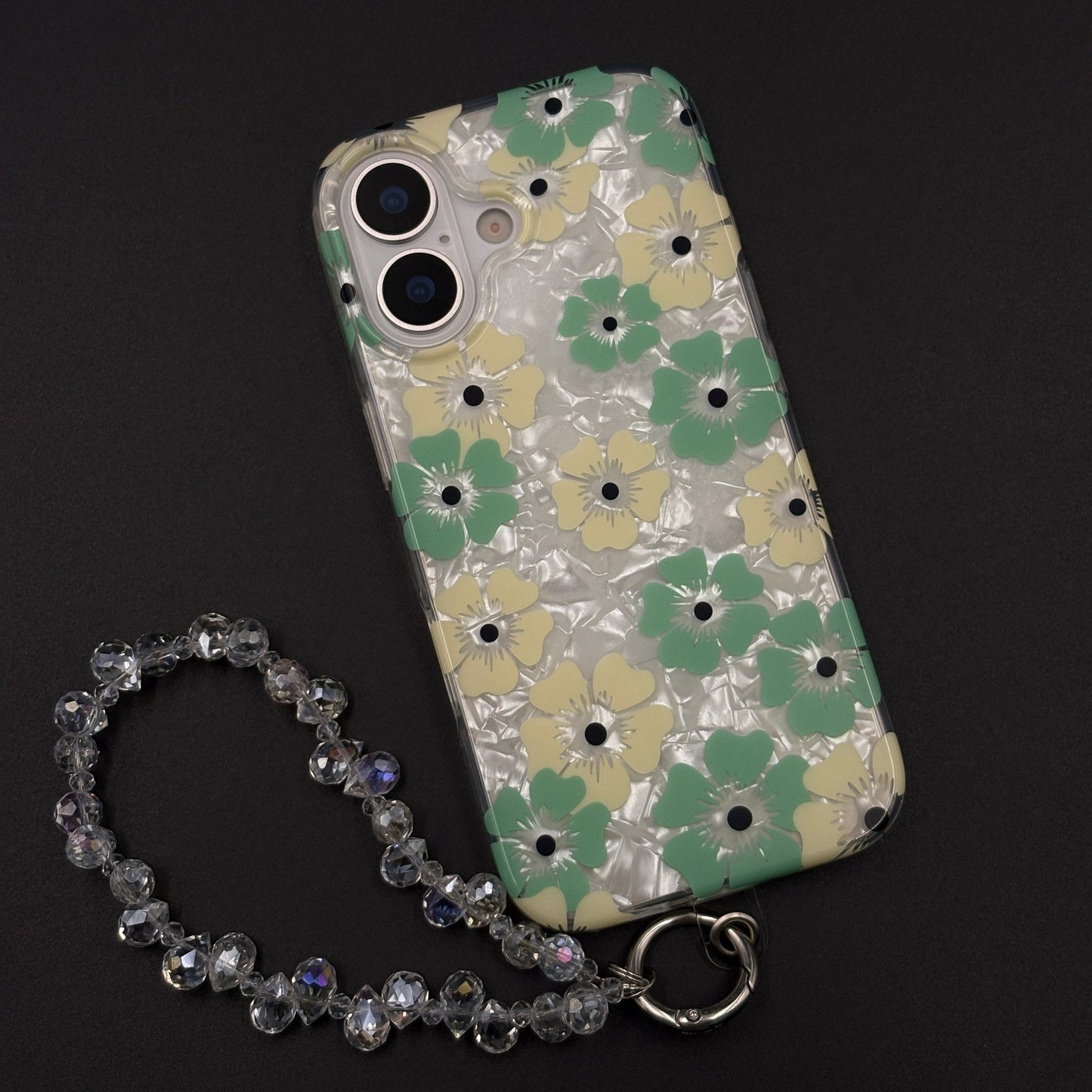 Blossom Bloom Mosaic with Sling Mobile Case Cover for iPhone 17