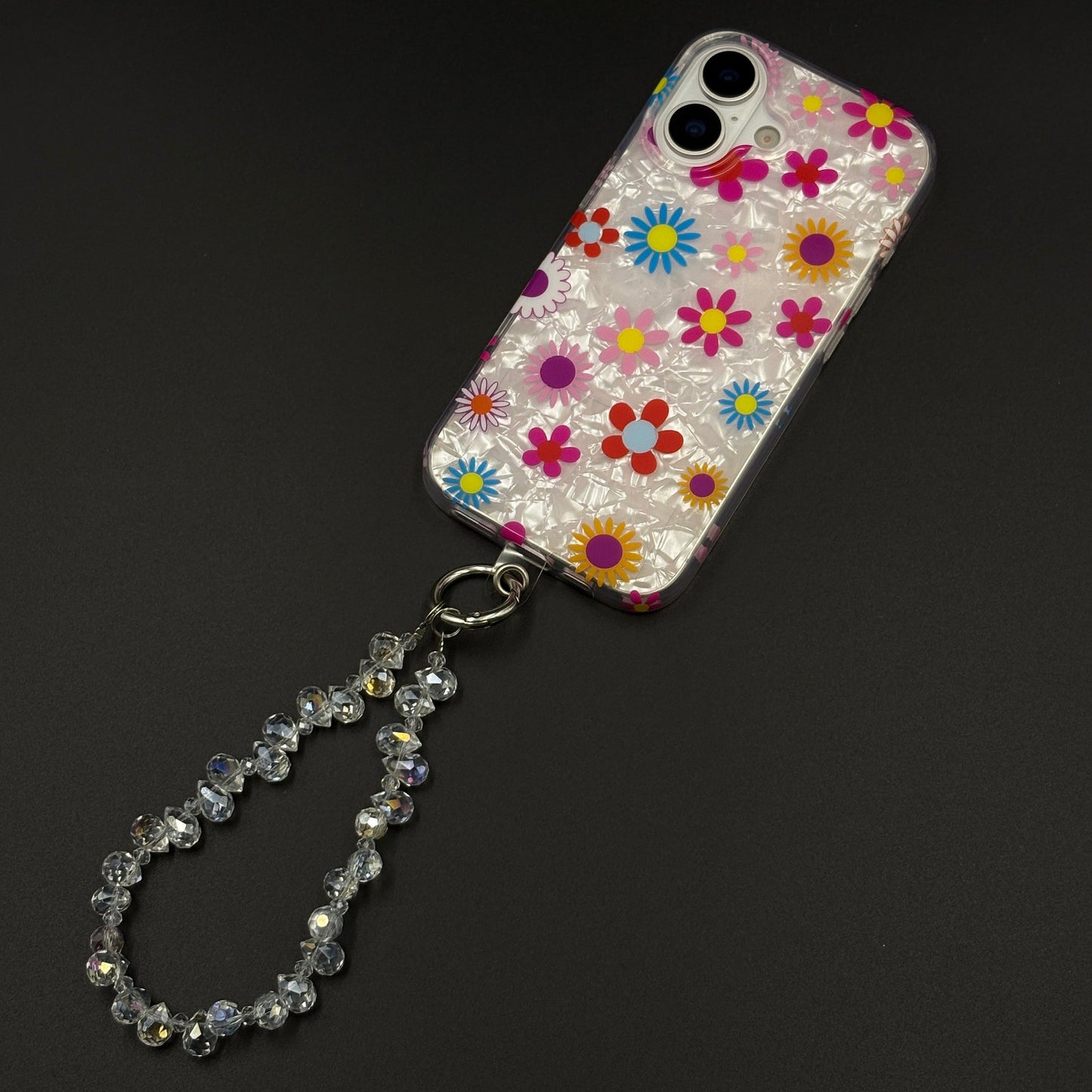 Blossom Bloom Mosaic with Sling Mobile Case Cover for iPhone 17