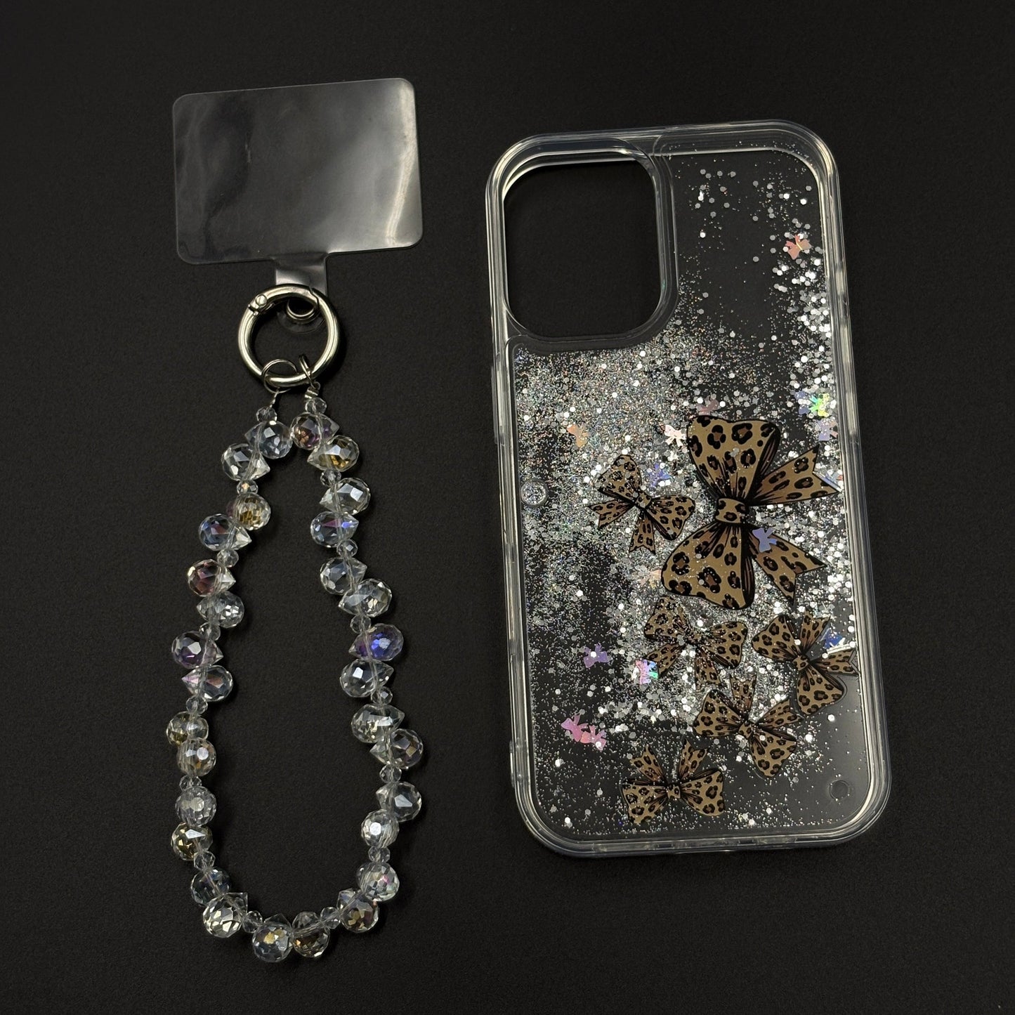 Bow & Butterfly Bloom Confetti Floating Mobile Case Cover for iPhone 17