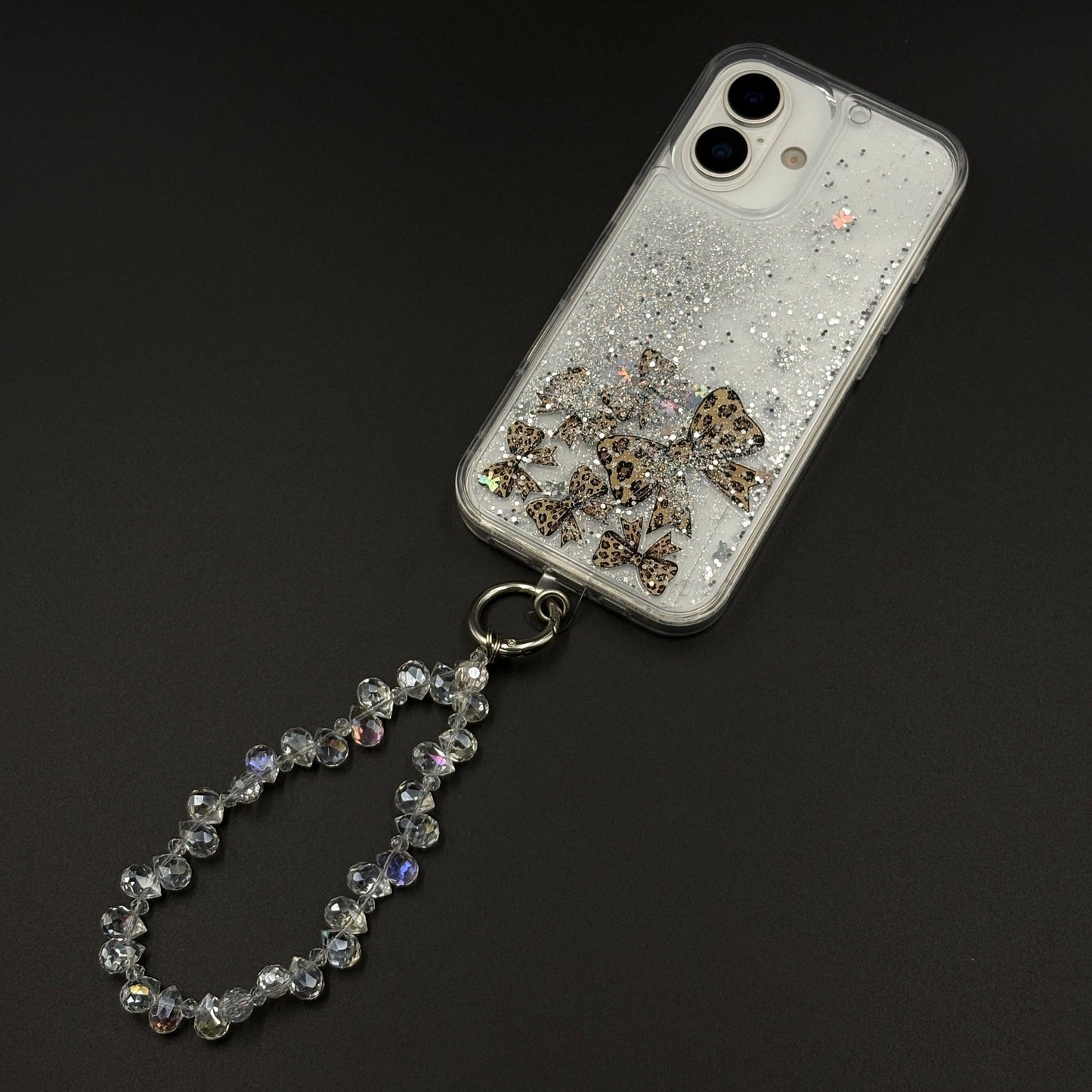 Bow & Butterfly Bloom Confetti Floating Mobile Case Cover for iPhone 17