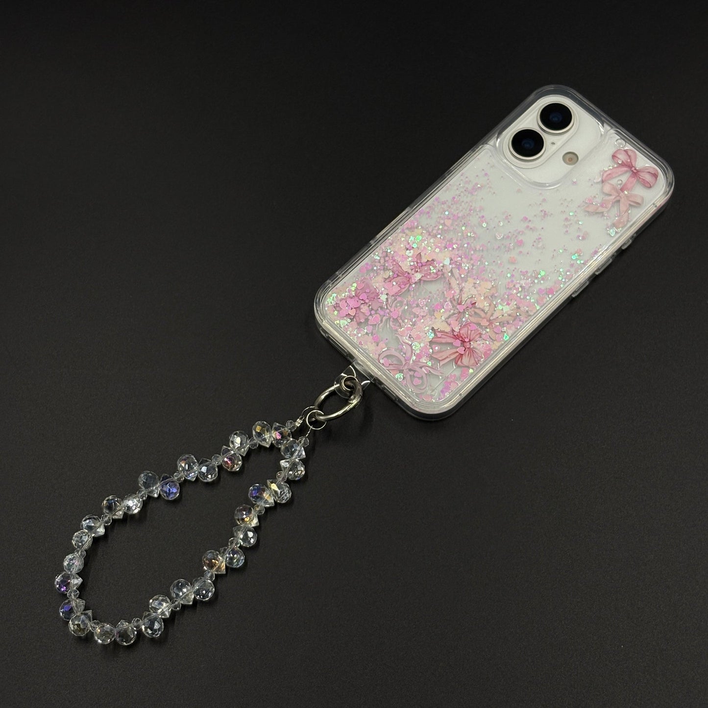 Bow & Butterfly Bloom Confetti Floating Mobile Case Cover for iPhone 17