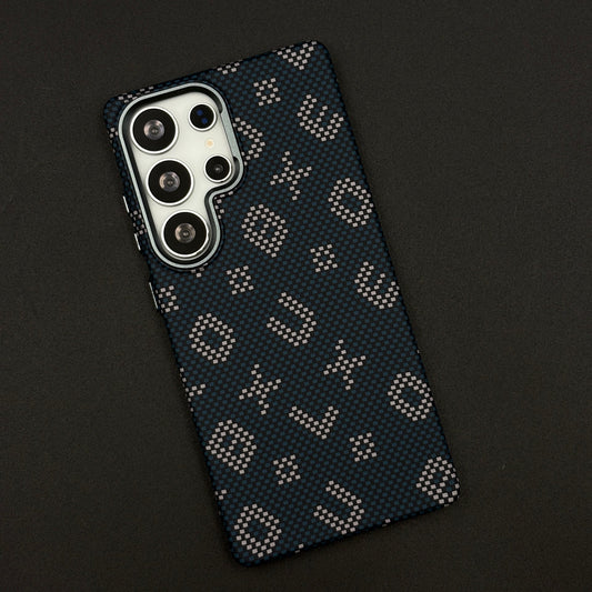 Glow in the Dark Aramid Fiber Case for Samsung Galaxy S24 Ultra | Hidden Magsafe | Luminous Design