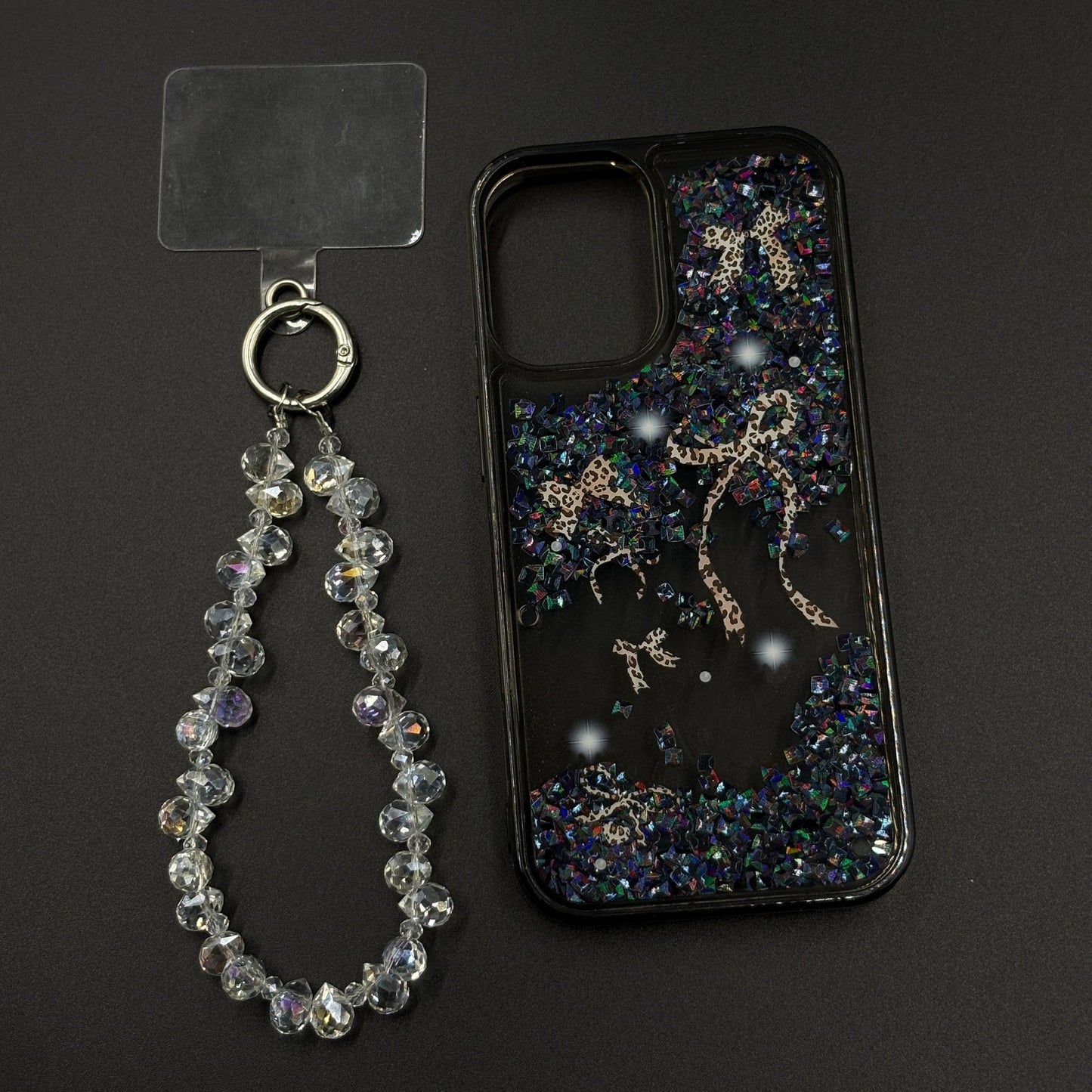 Bow & Butterfly Bloom Confetti Floating Mobile Case Cover for iPhone 17