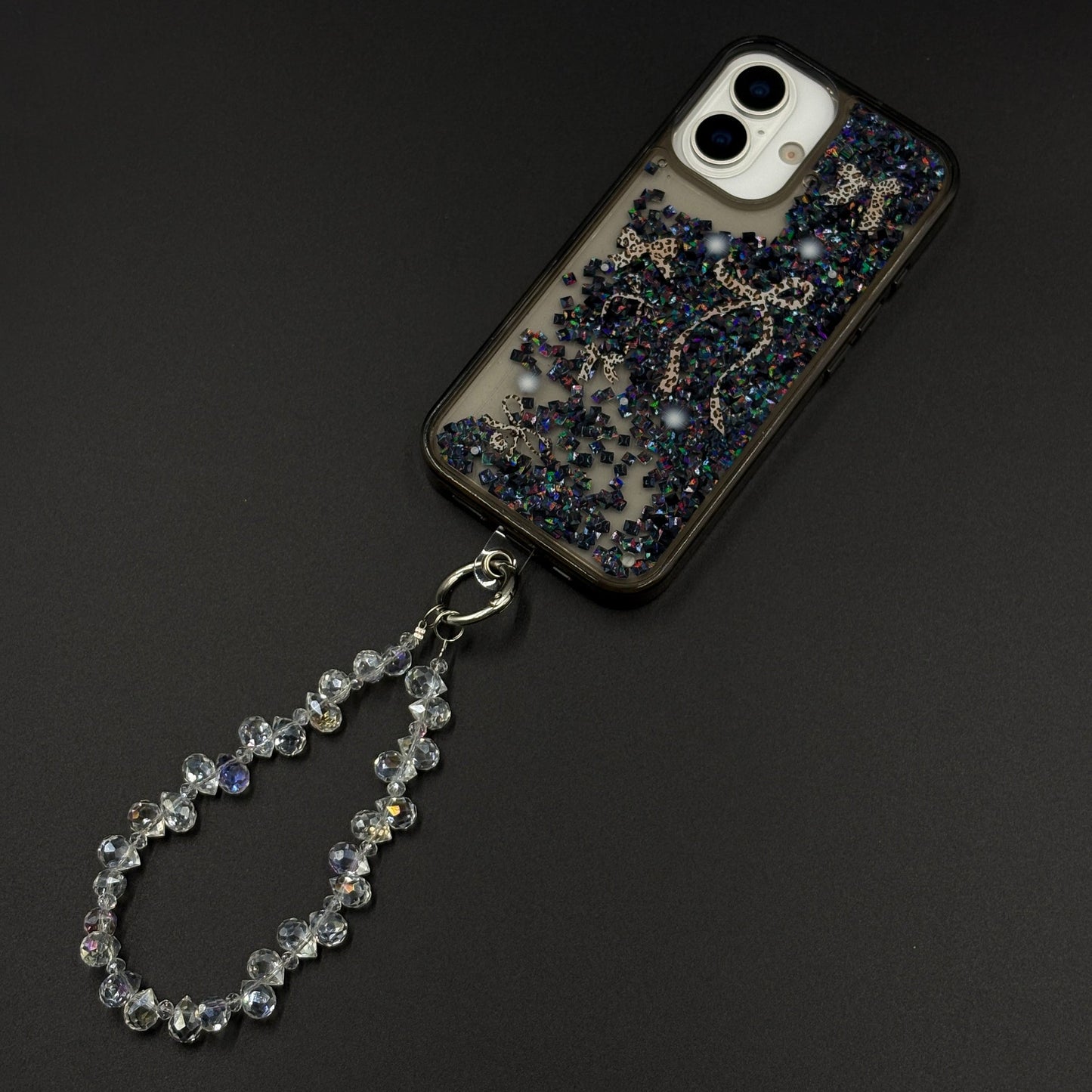 Bow & Butterfly Bloom Confetti Floating Mobile Case Cover for iPhone 17
