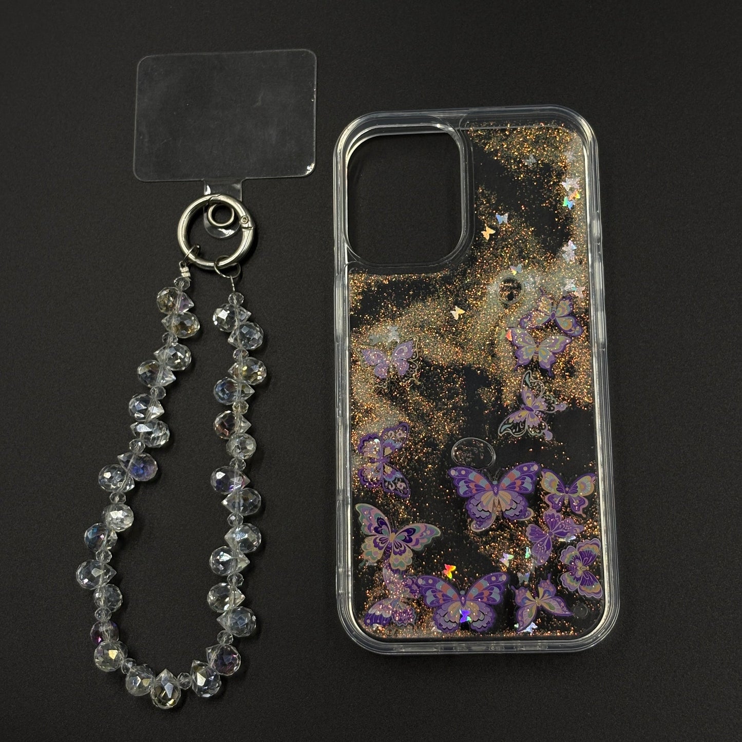 Bow & Butterfly Bloom Confetti Floating Mobile Case Cover for iPhone 17