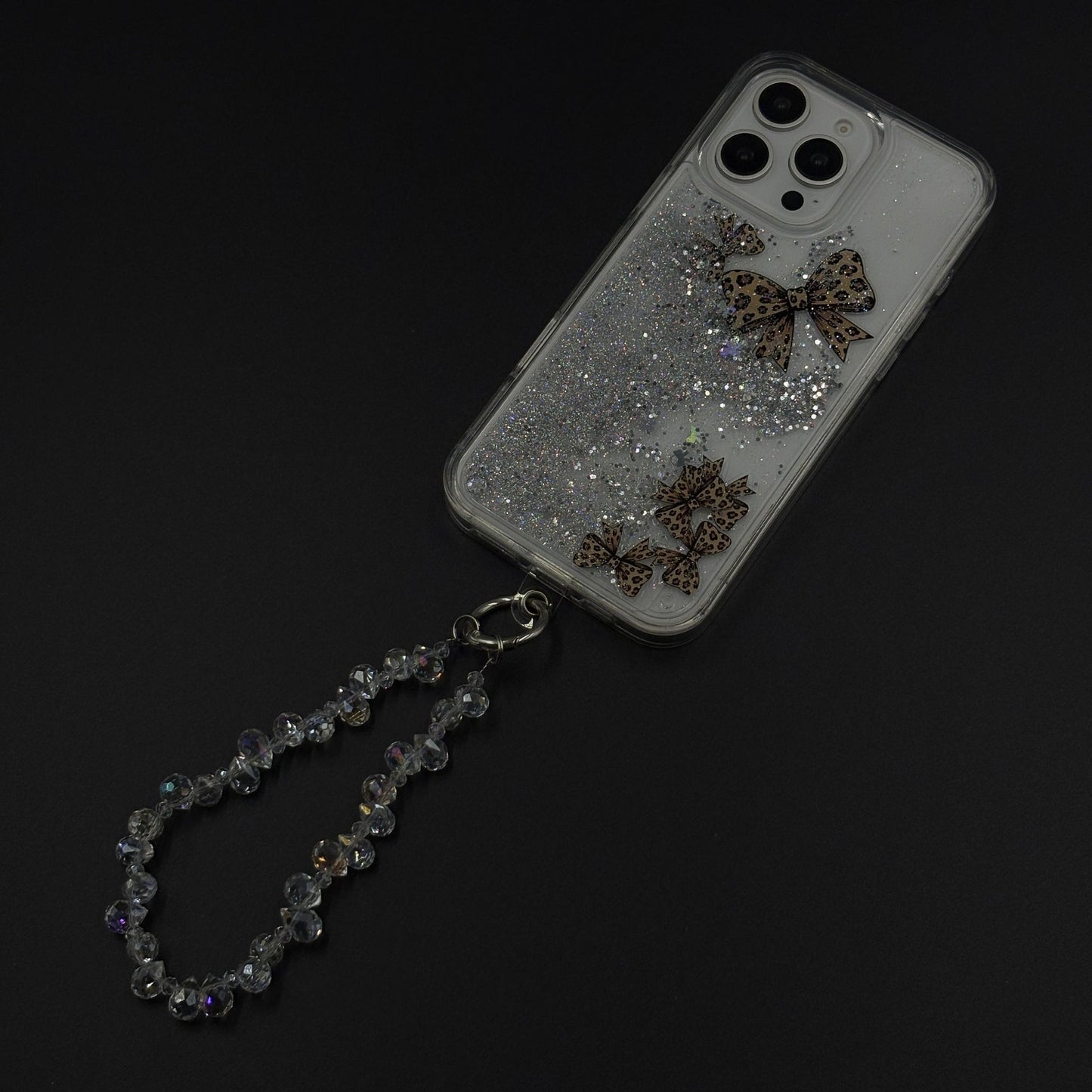 Bow & Butterfly Bloom Confetti Floating Mobile Case Cover for iPhone