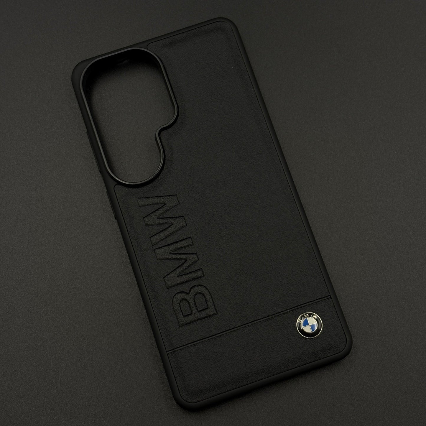 Luxury Sports Car Embossed Name Case with Logo for Samsung Galaxy S26 Ultra with Sleek Black Finish