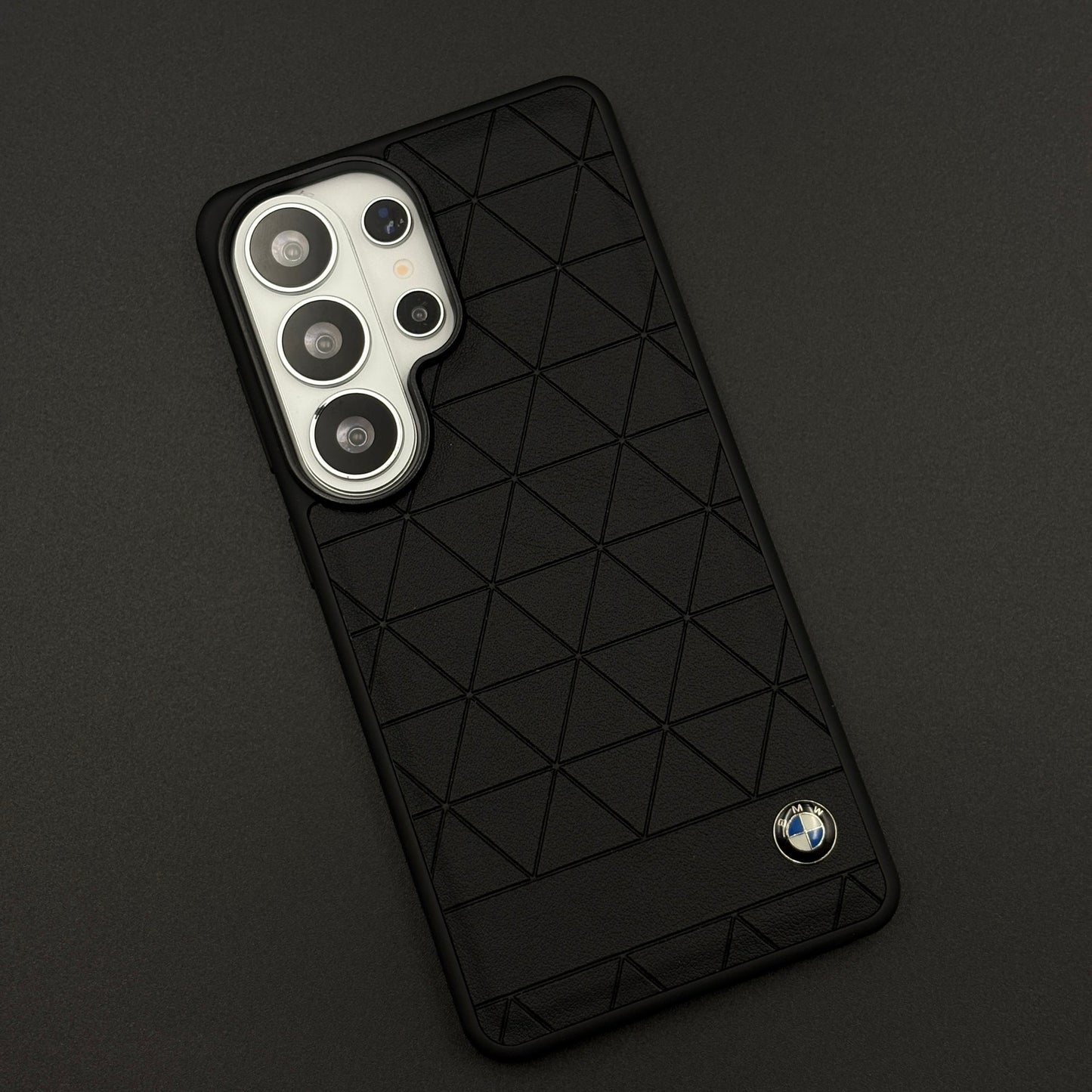 Geometric Black Luxury Sports Car Case for Samsung Galaxy S26 Ultra