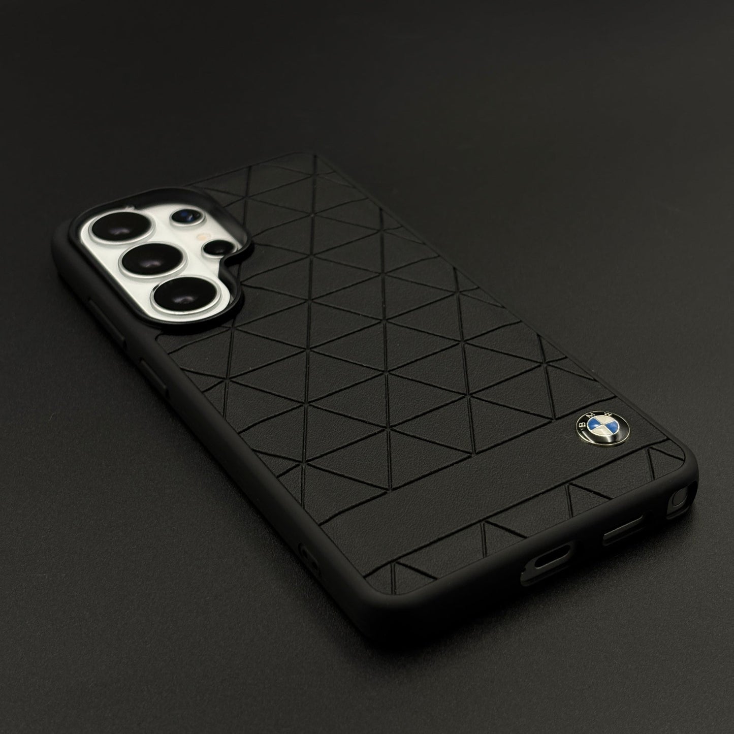 Geometric Black Luxury Sports Car Case for Samsung Galaxy S26 Ultra