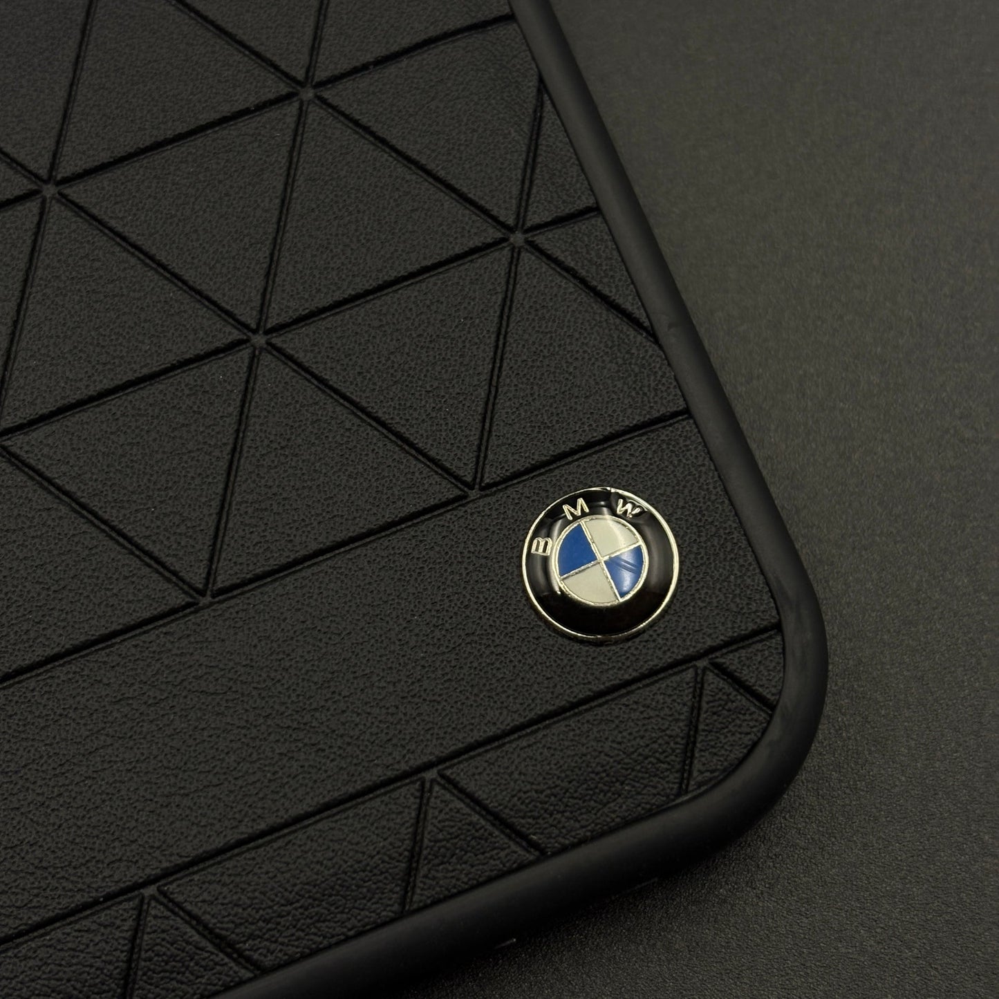 Geometric Black Luxury Sports Car Case for iPhone 17 Series