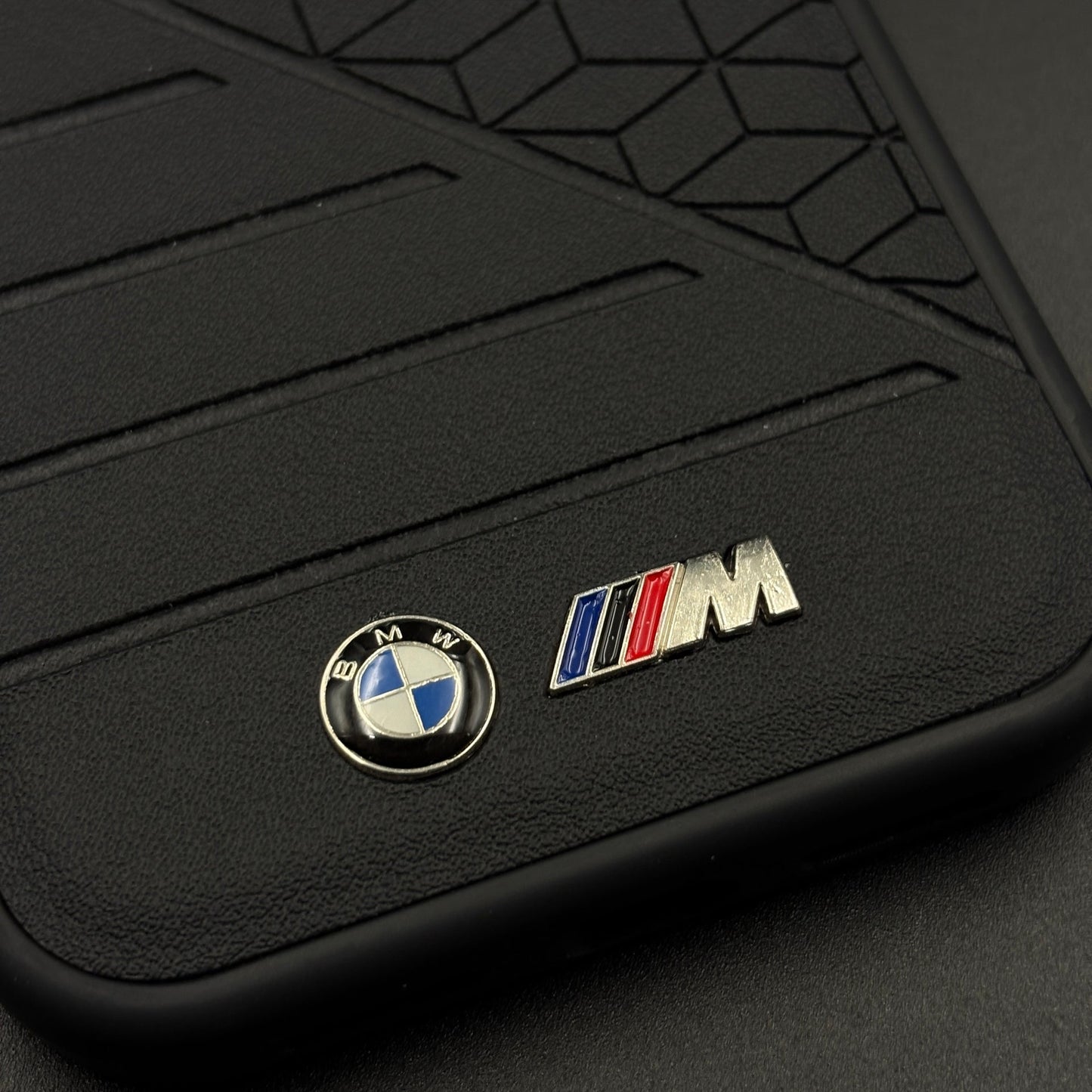 Performance M Series Sports Car Racing Case for iPhone 17 Series with Geometric Track-Inspired Finish