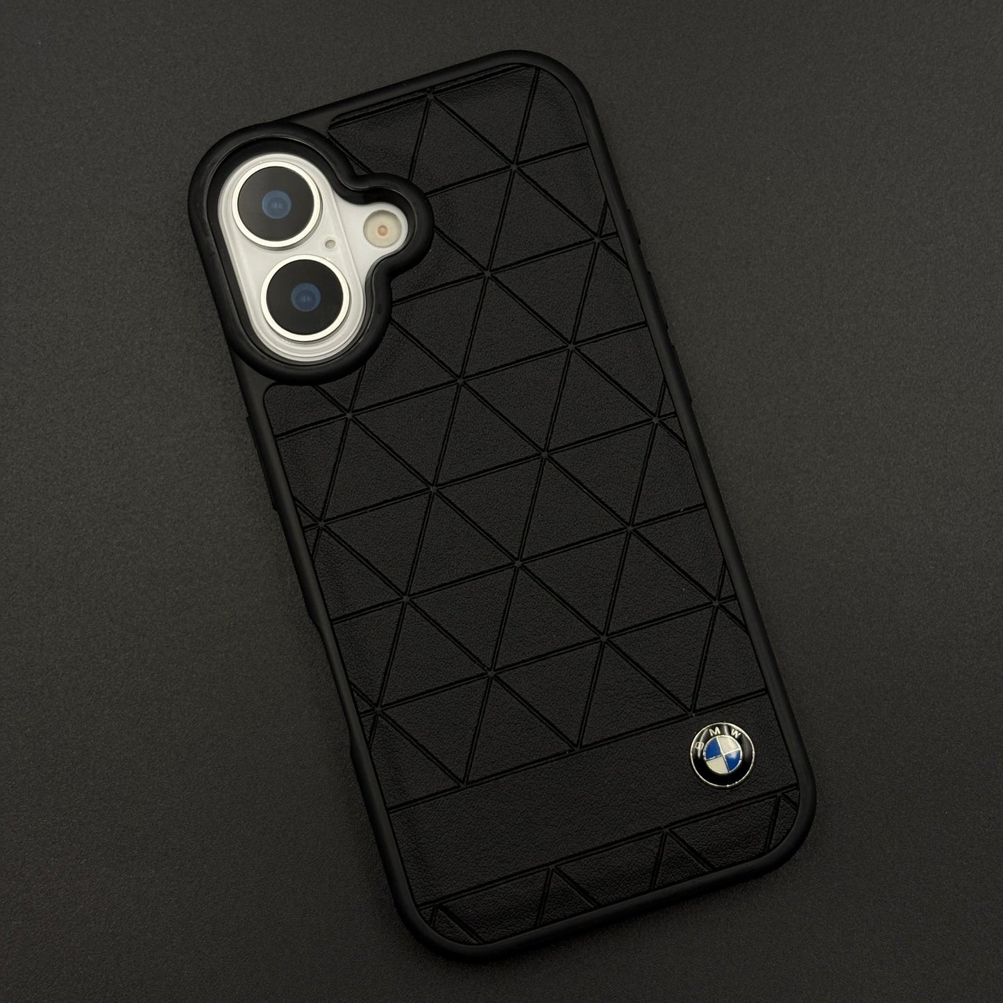 Geometric Black Luxury Sports Car Case for iPhone 17