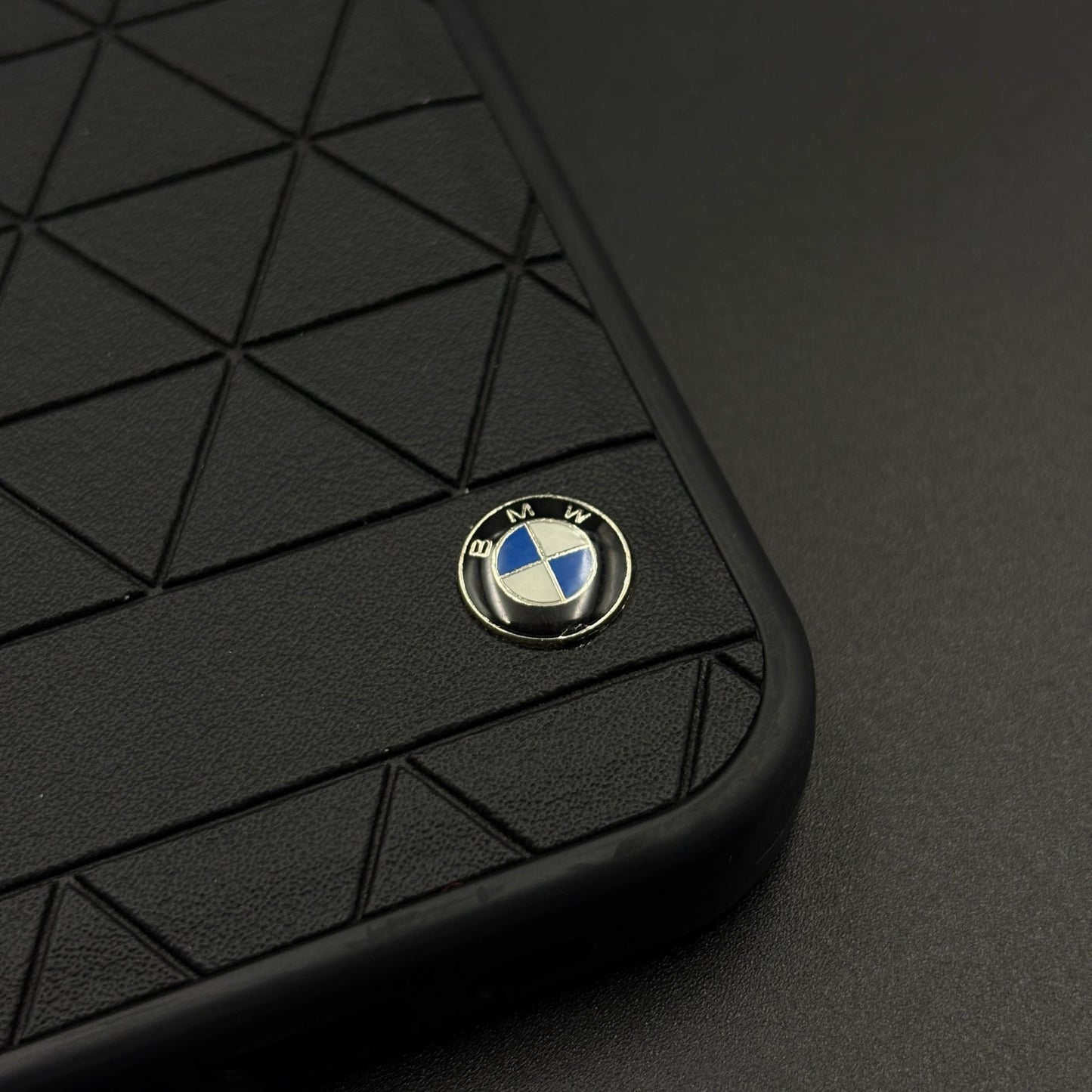 Geometric Black Luxury Sports Car Case for iPhone 17